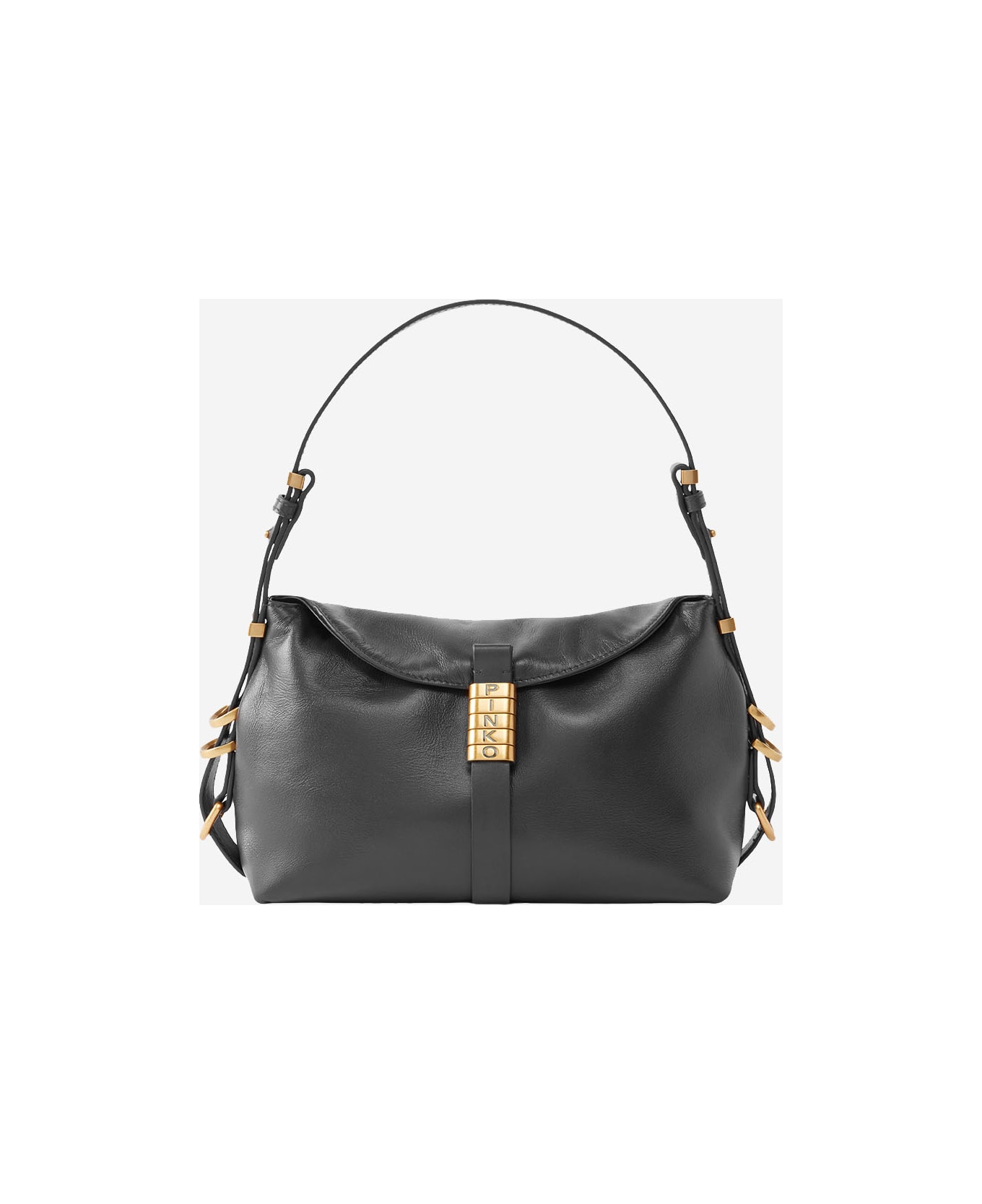 Pinko 
saddle Baguette
 Small Shoulder Bag - Black