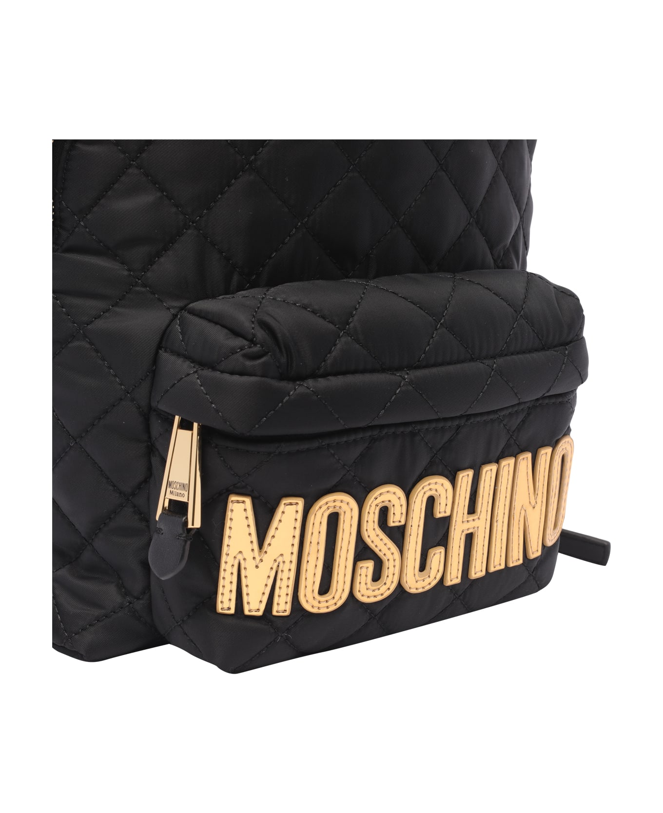 Moschino Lettering Logo Backpack - Black バックパック