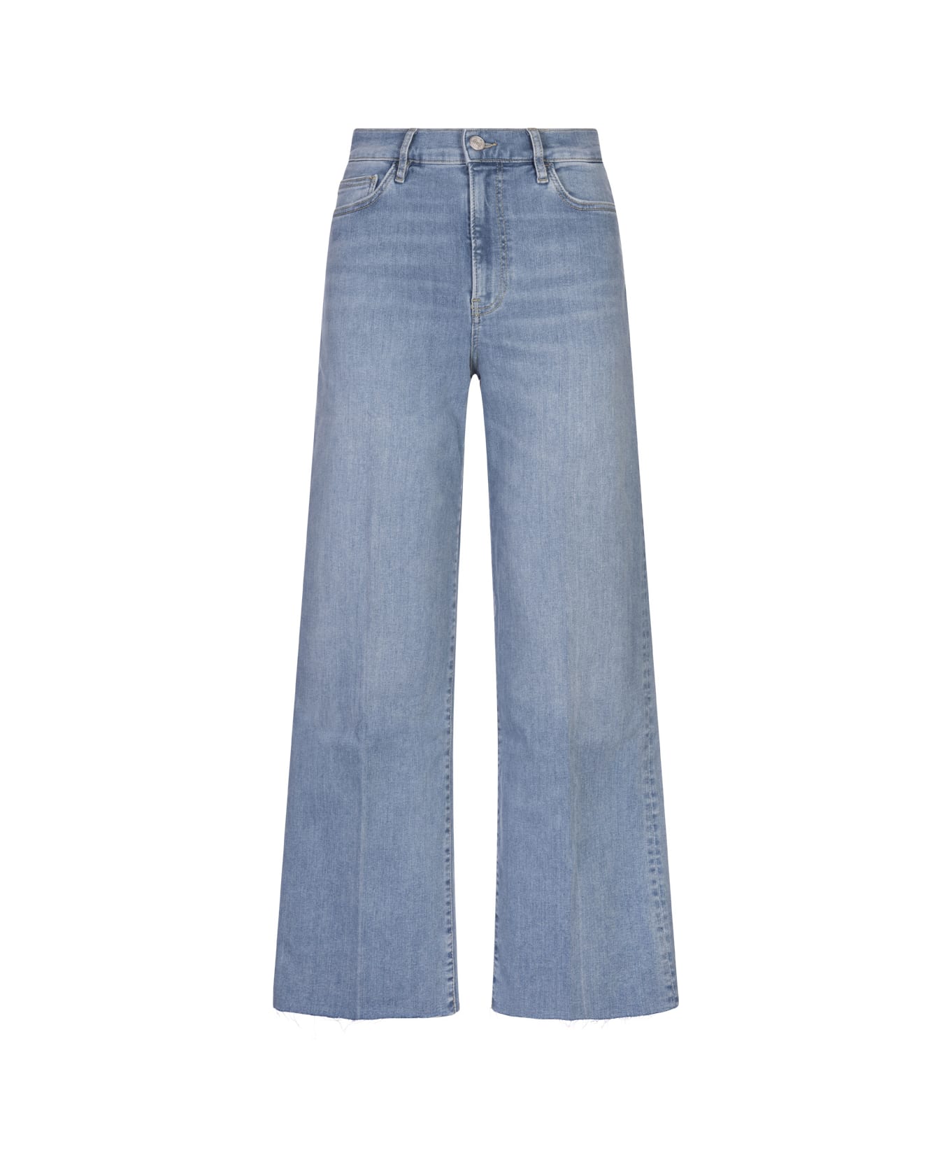 Frame Le Slim Palazzo Jeans In Stretch Denim - Blue