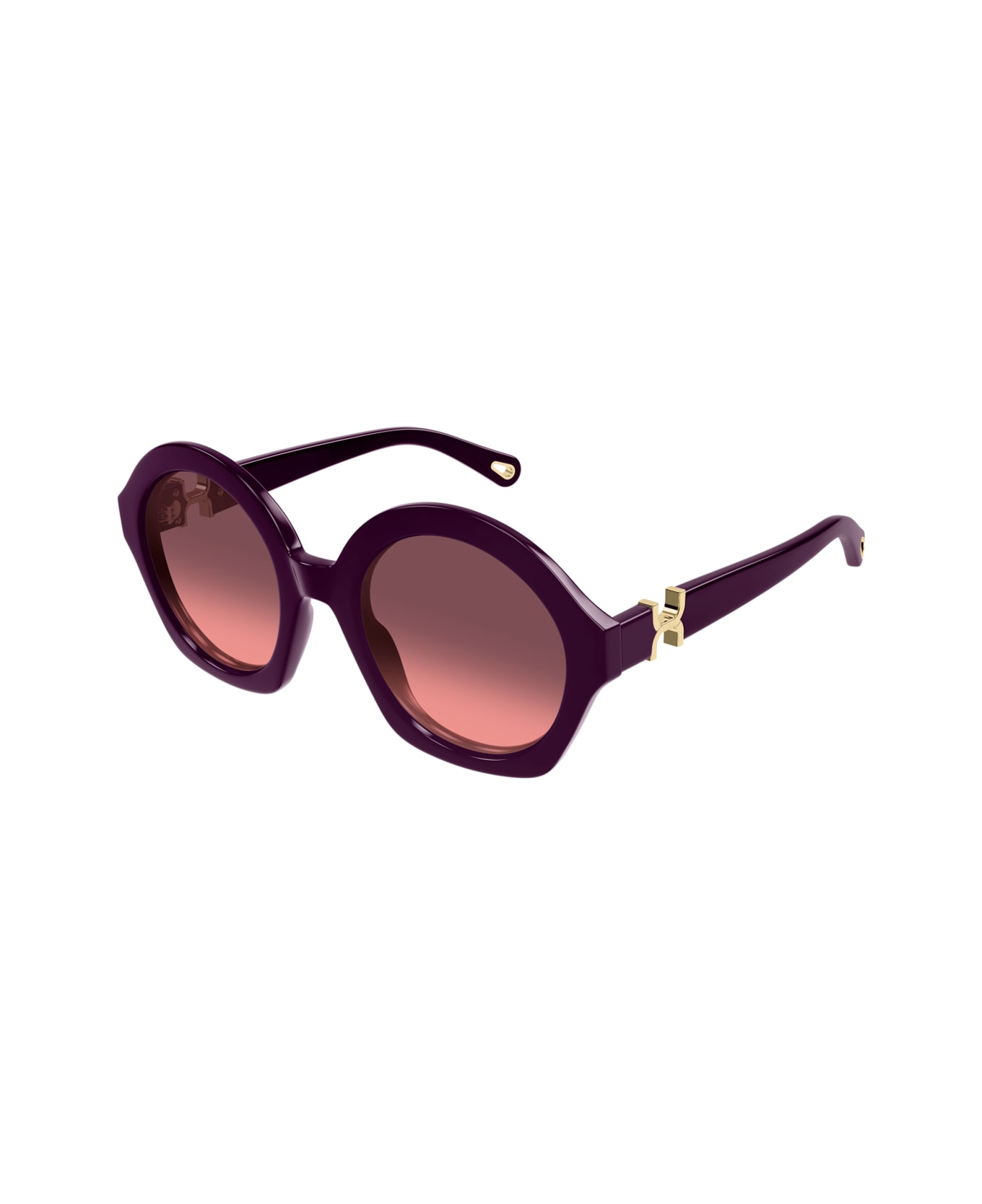 Chloé Ch0302s Marcie- Linea Chloé 005 Burgundy Red Sunglasses - Bordeaux