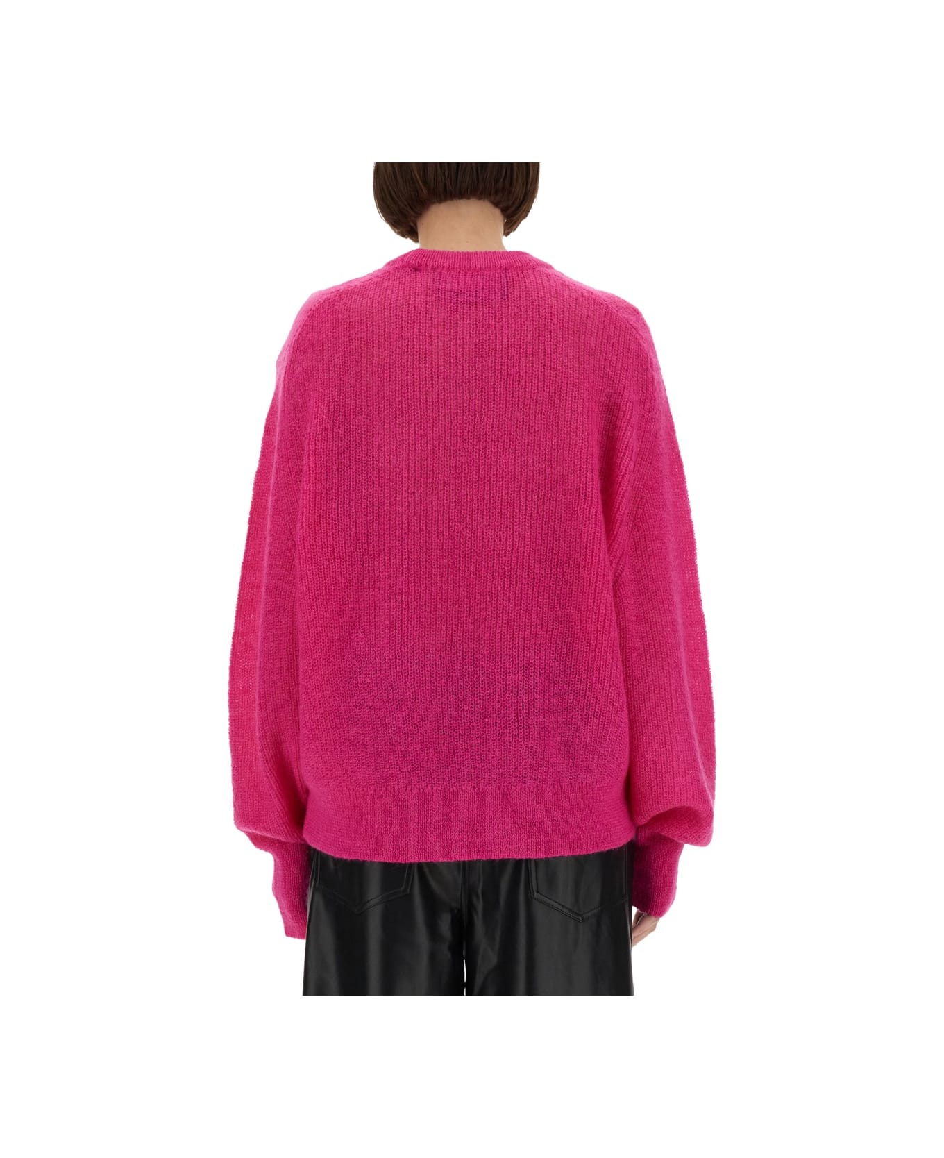 Rotate by Birger Christensen Jersey With Logo - FUCHSIA