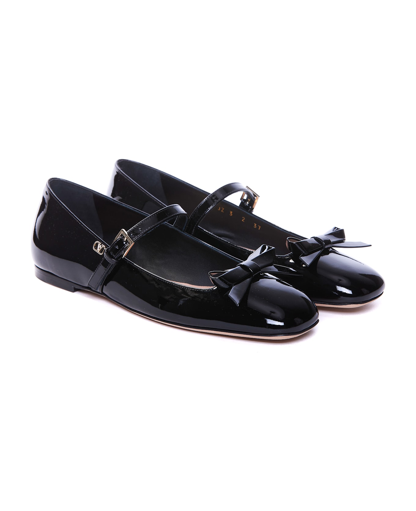 Valentino Garavani Romance Flats - Black