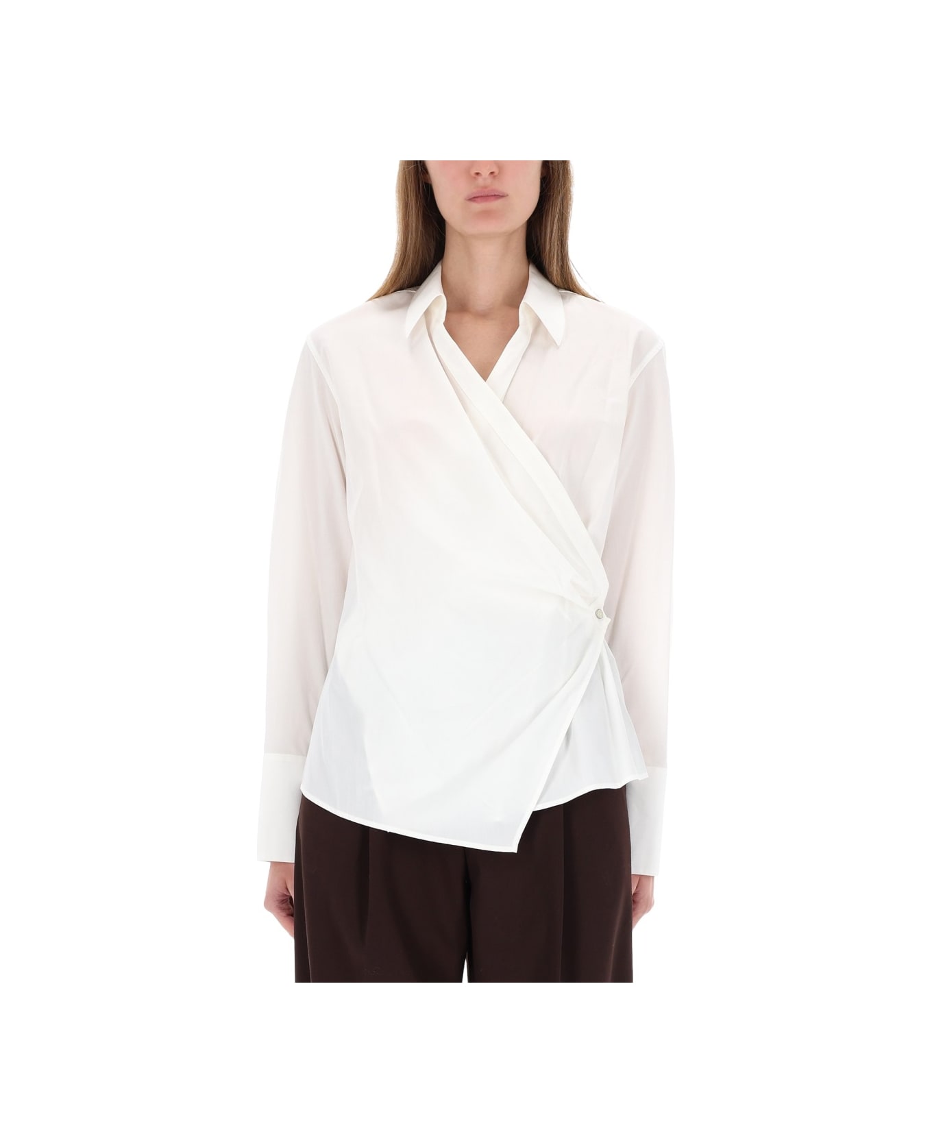 Helmut Lang Shirt "wrap" - WHITE