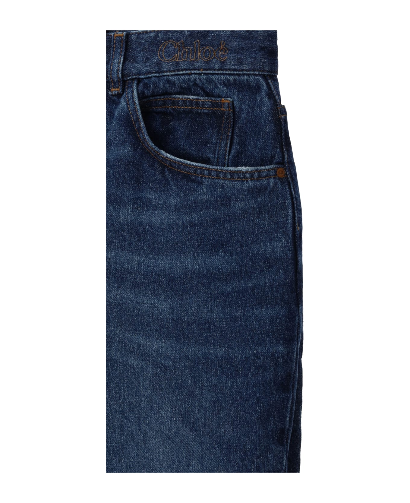 Chloé Chloè Merapi Cotton Denim Jeans - Faded Denim デニム