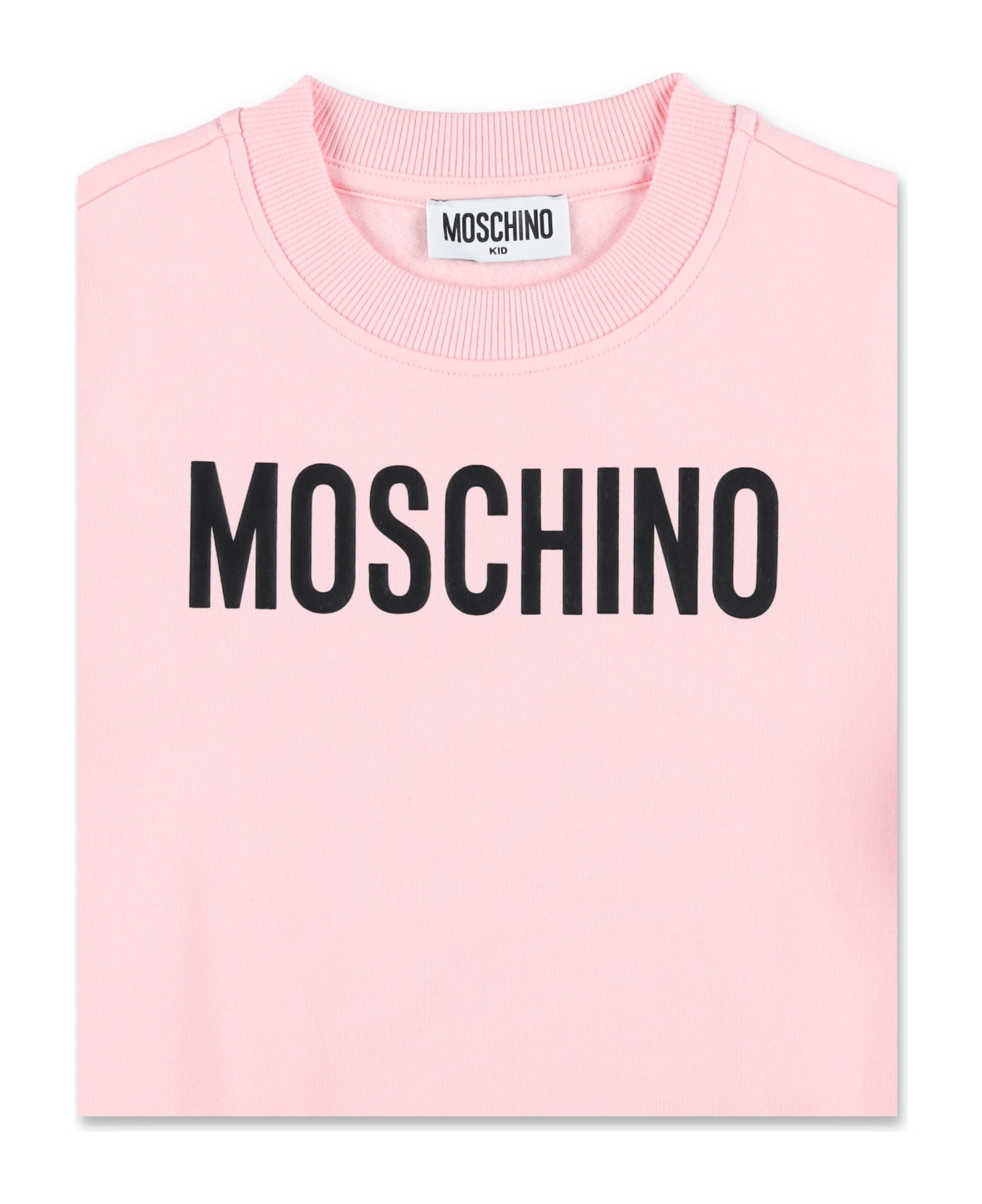 Moschino Logo Sweatshirt - SUGAR ROSE