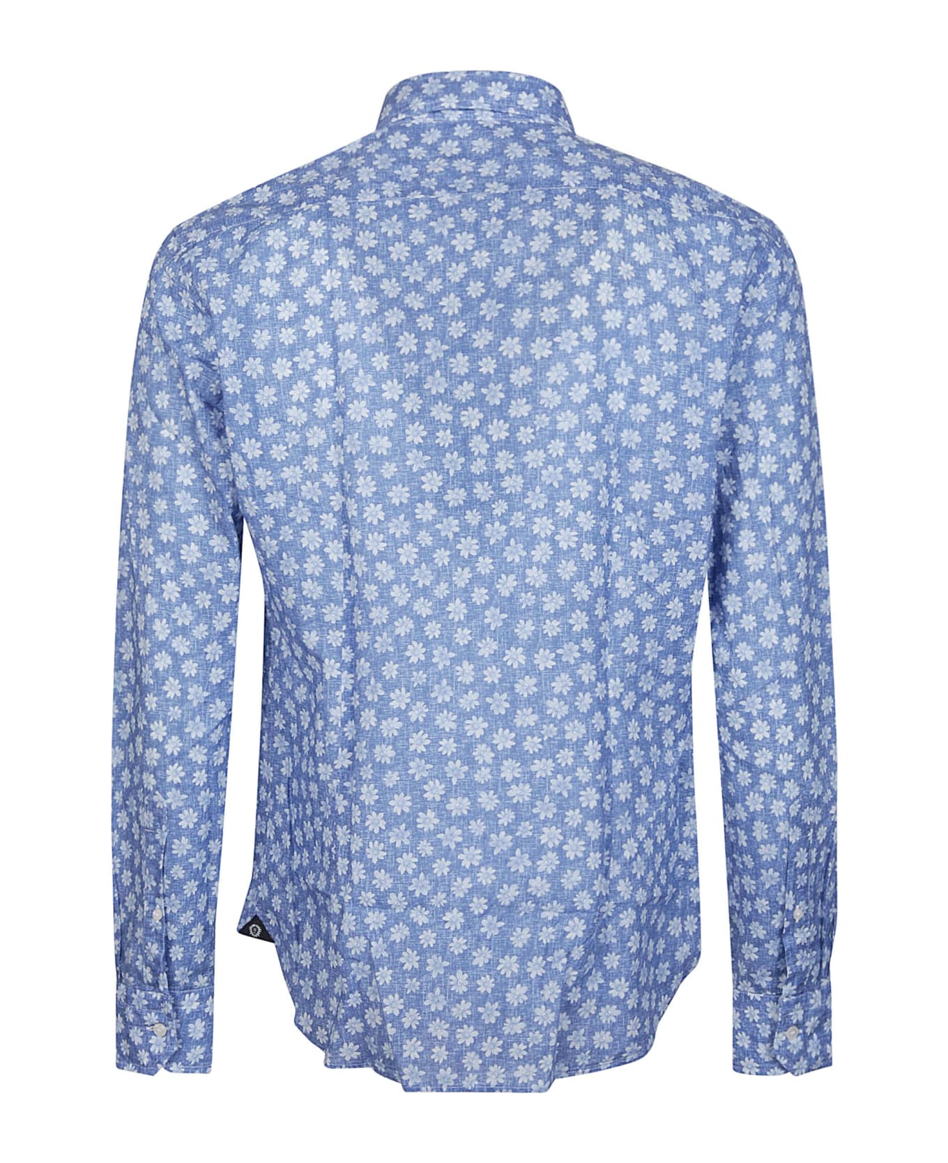 Orian Long Sleeve Slim Shirt - Blu