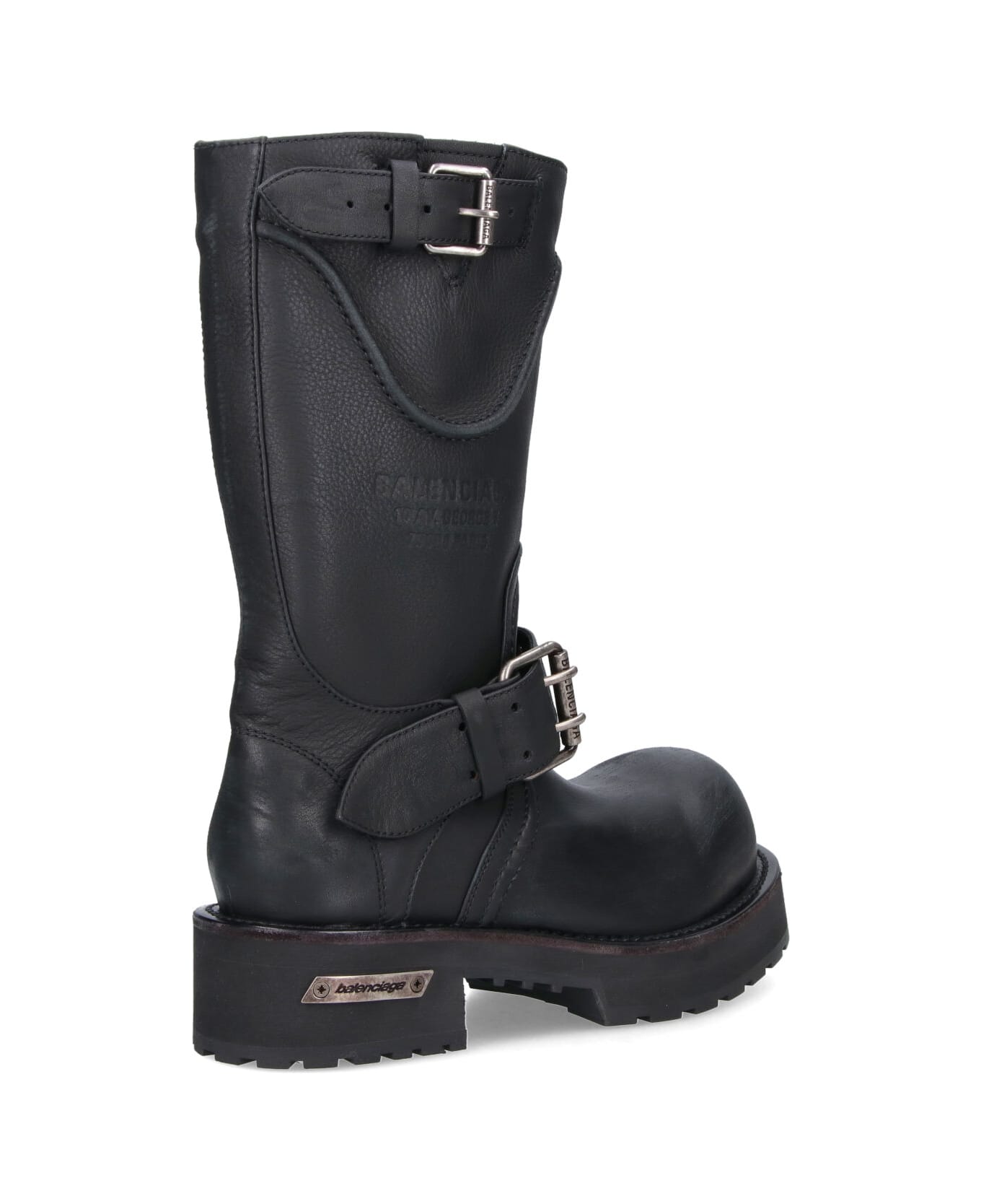 Balenciaga 'venom' Boots - BLACK/SILVER