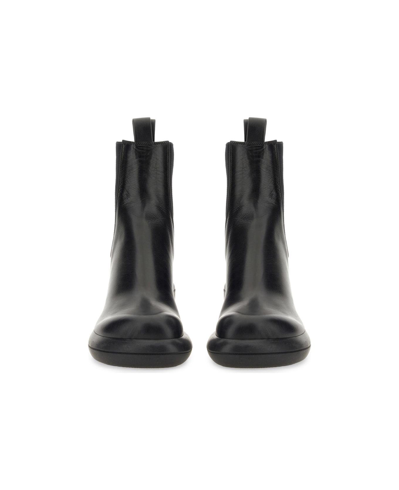 Jil Sander Leather Boot - BLACK