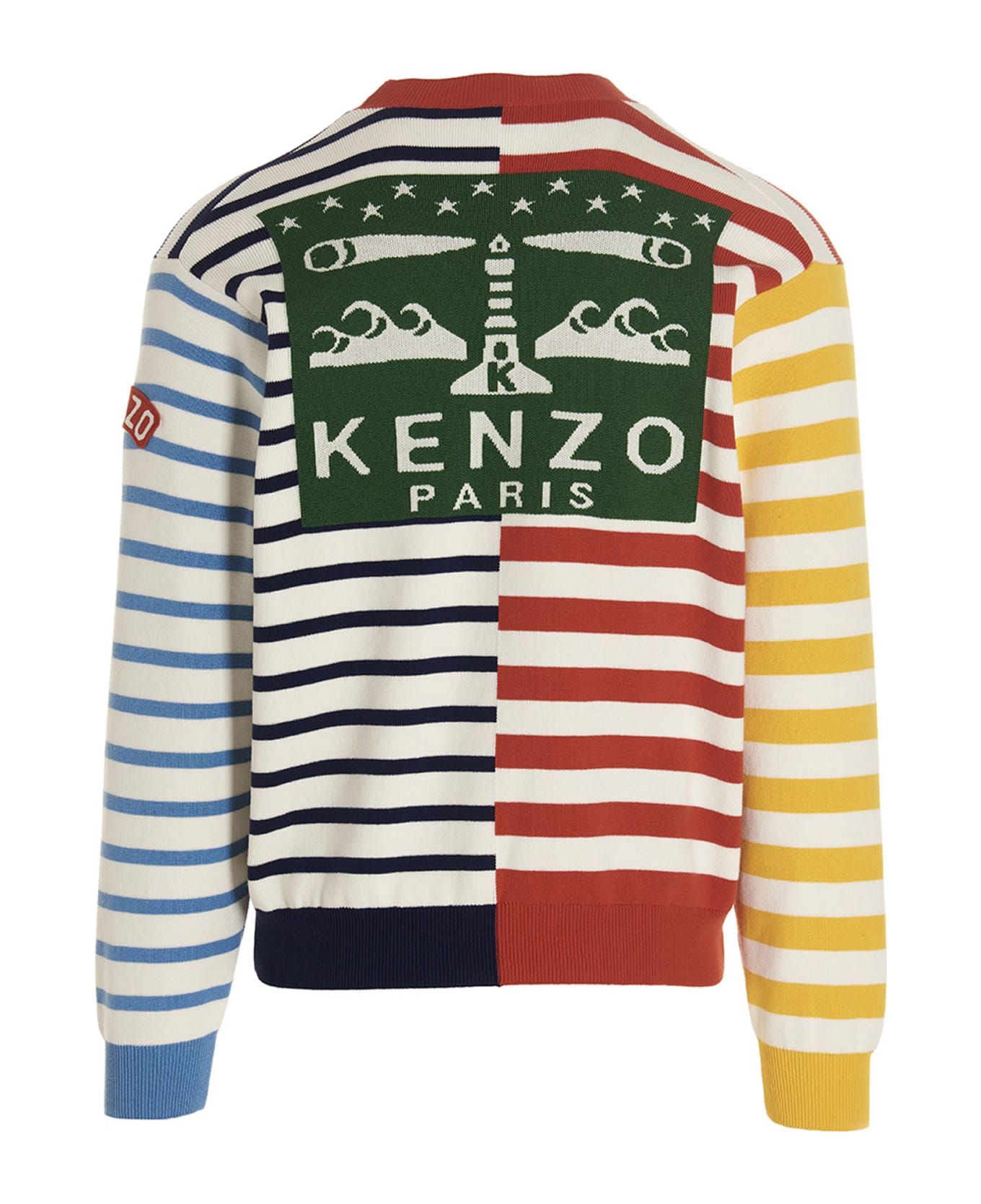Kenzo Logo Striped Over - Multicolor