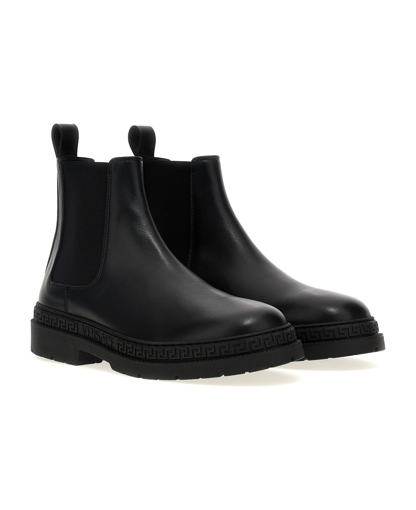 Versace 'la Medusa' Ankle Boots - Black  