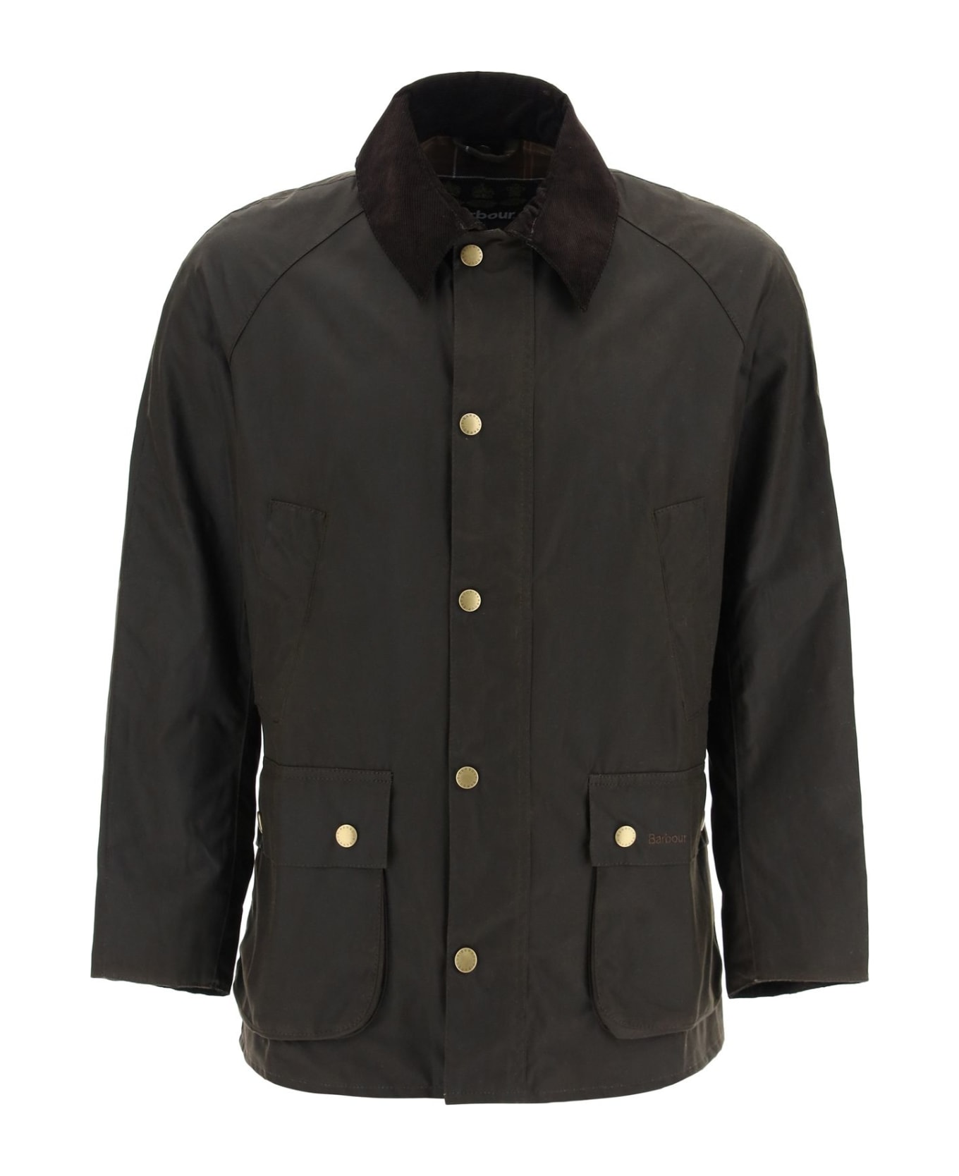 Barbour Ashby Wax Waxed Cotton Jacket - brown