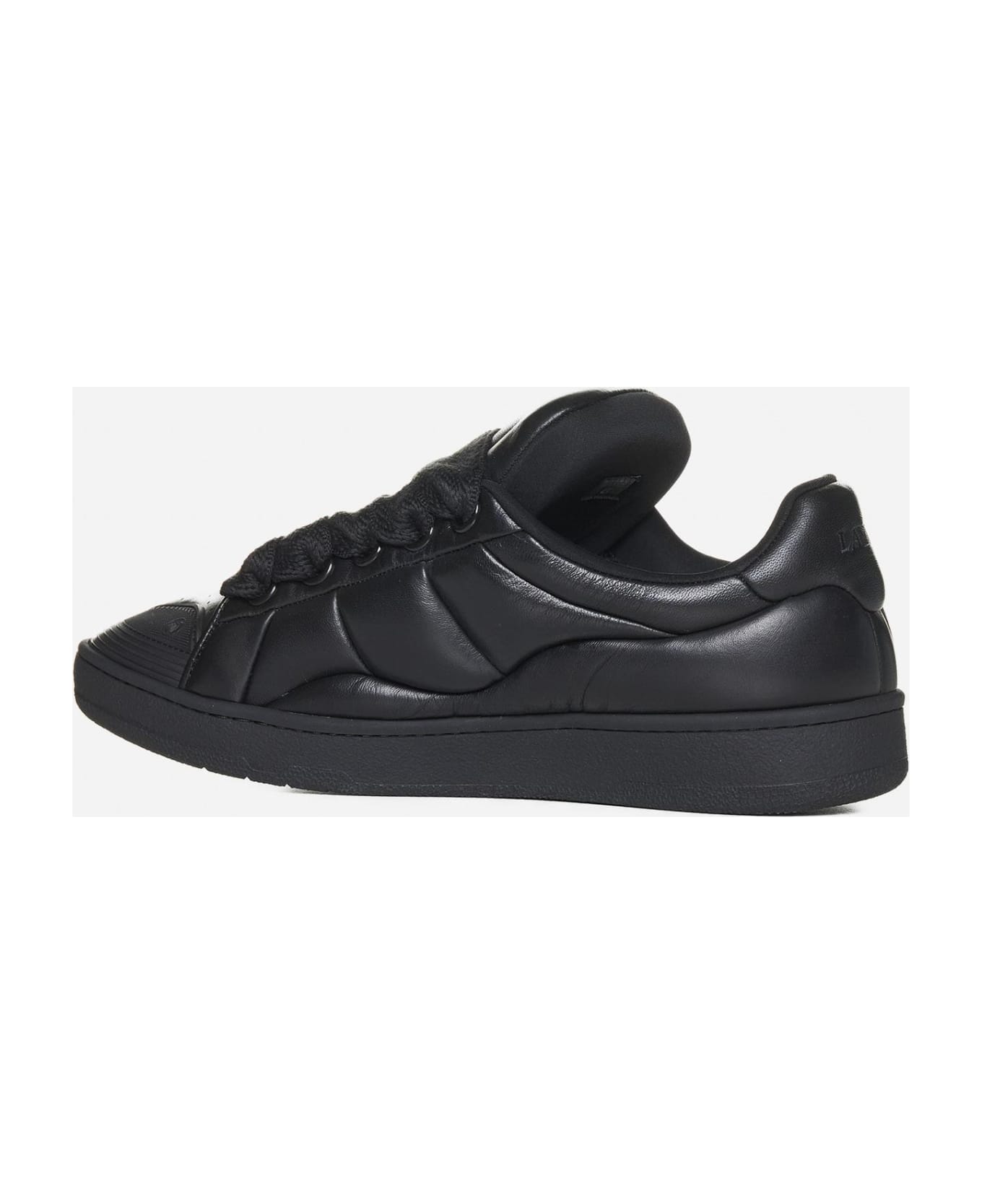 Lanvin Curb Xl Low-top Leather Sneakers - Black スニーカー