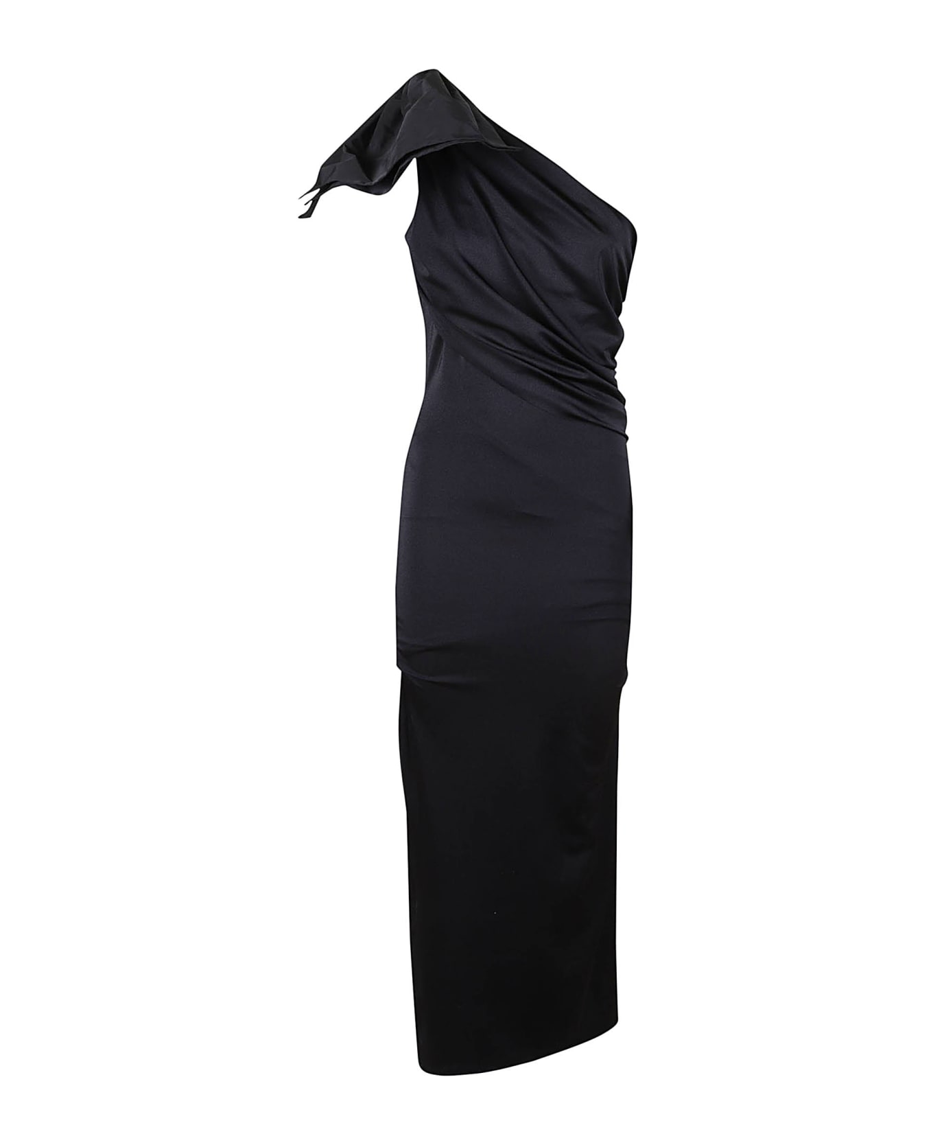 Giambattista Valli One-shoulder Slim Dress - Black
