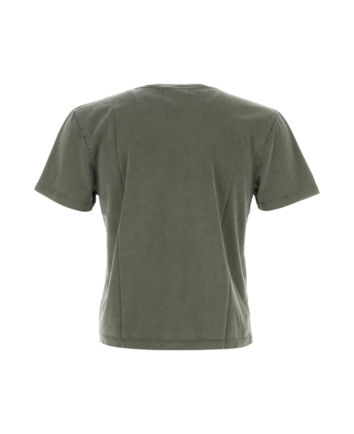 Gimaguas Sage Green Cotton Antonio T-shirt - GREEN