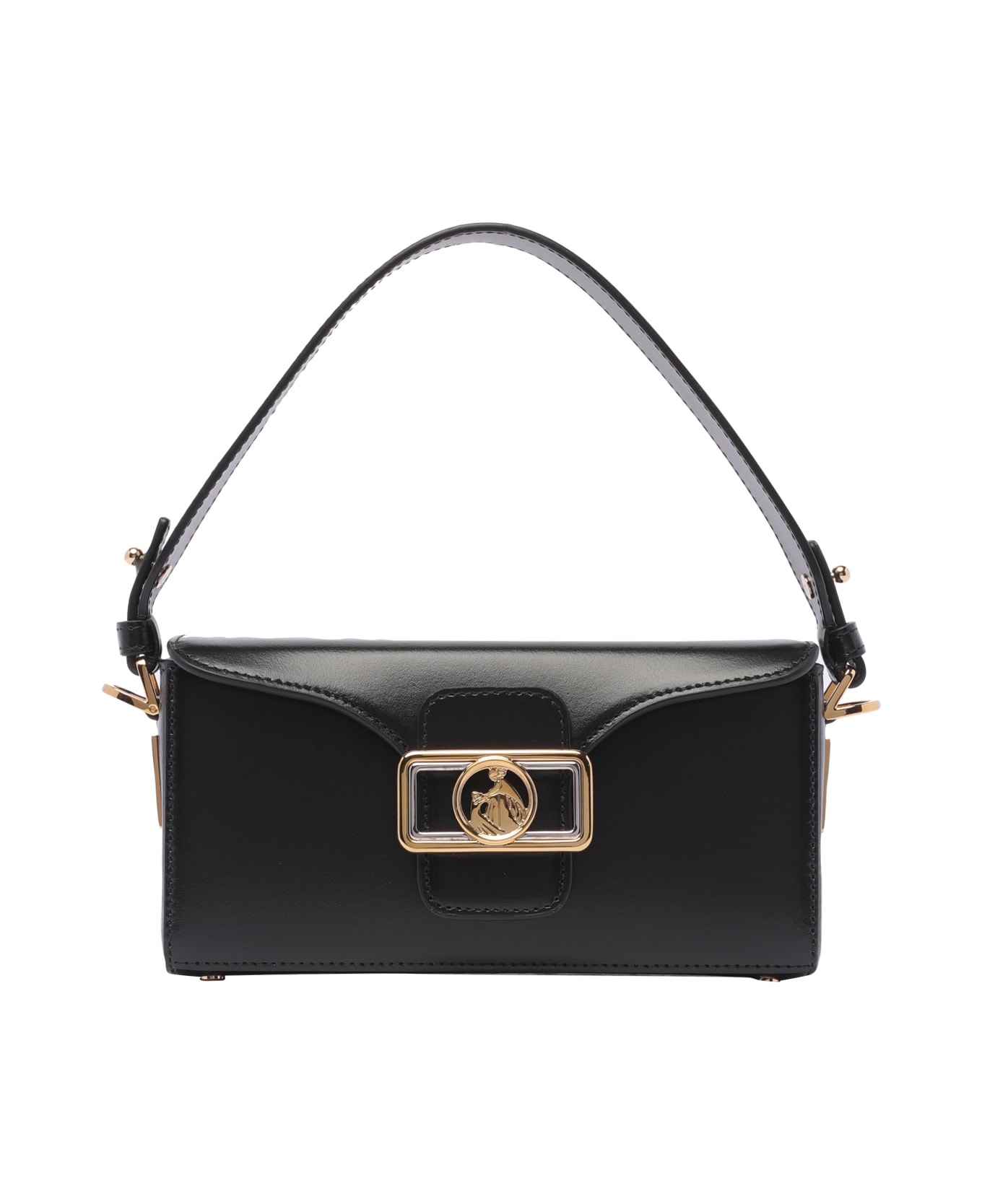 Lanvin Nano Pencil Box Bag - Black