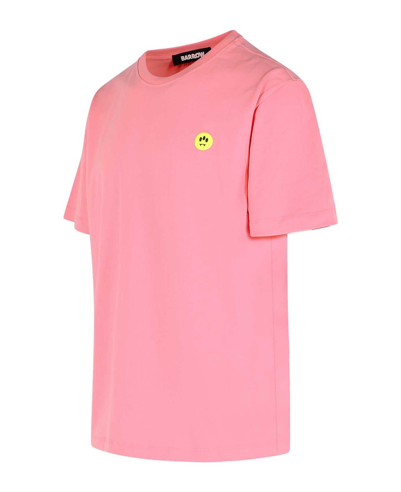 Barrow 
orso
 Pink Cotton T-shirt - Prism Pink