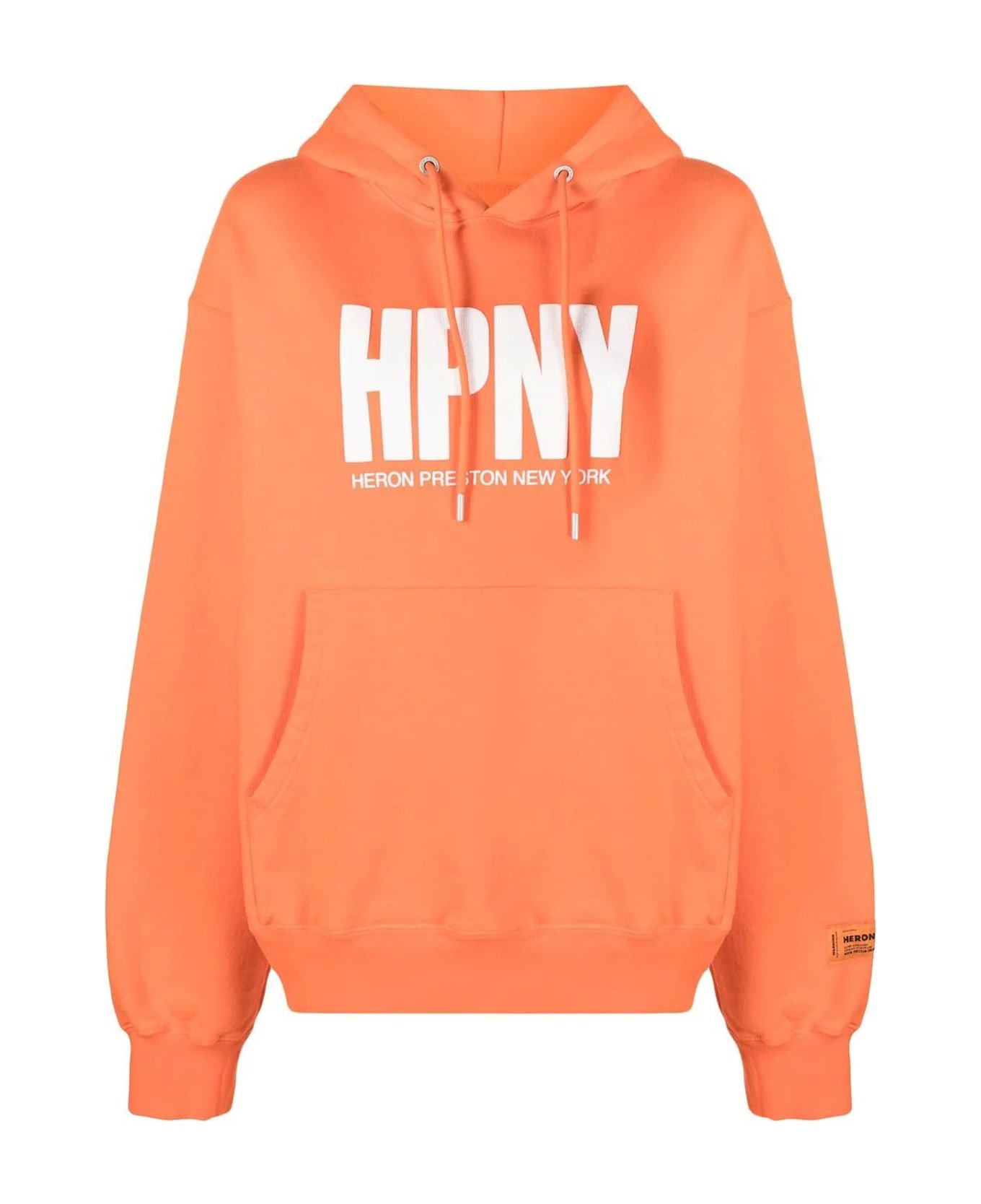 HERON PRESTON Hpny Regular Hoodie - Orange White