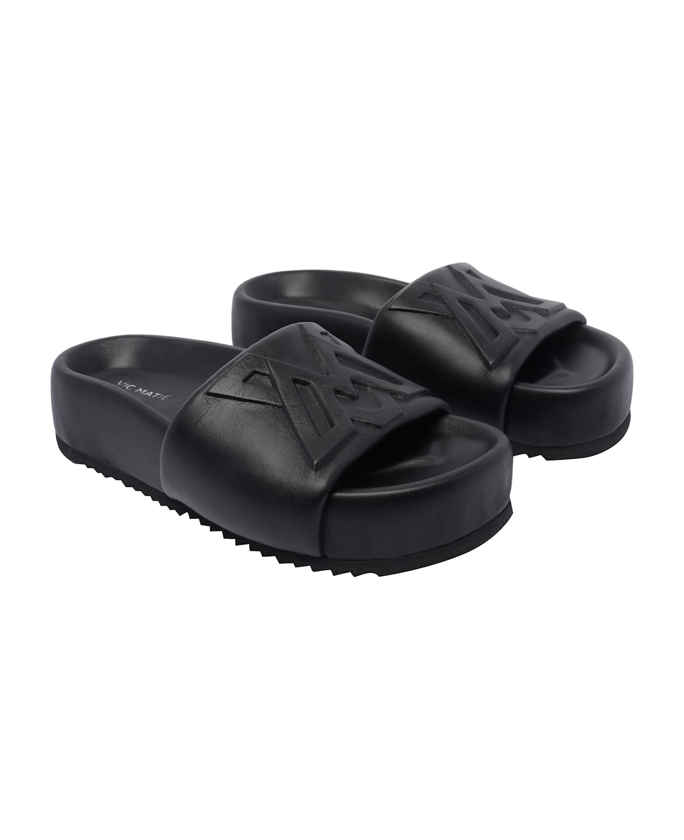 Vic Matié Travel 101 Sandals - Black
