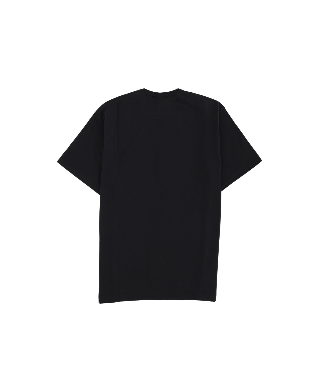 Sunflower T-shirt With Logo - BLACK