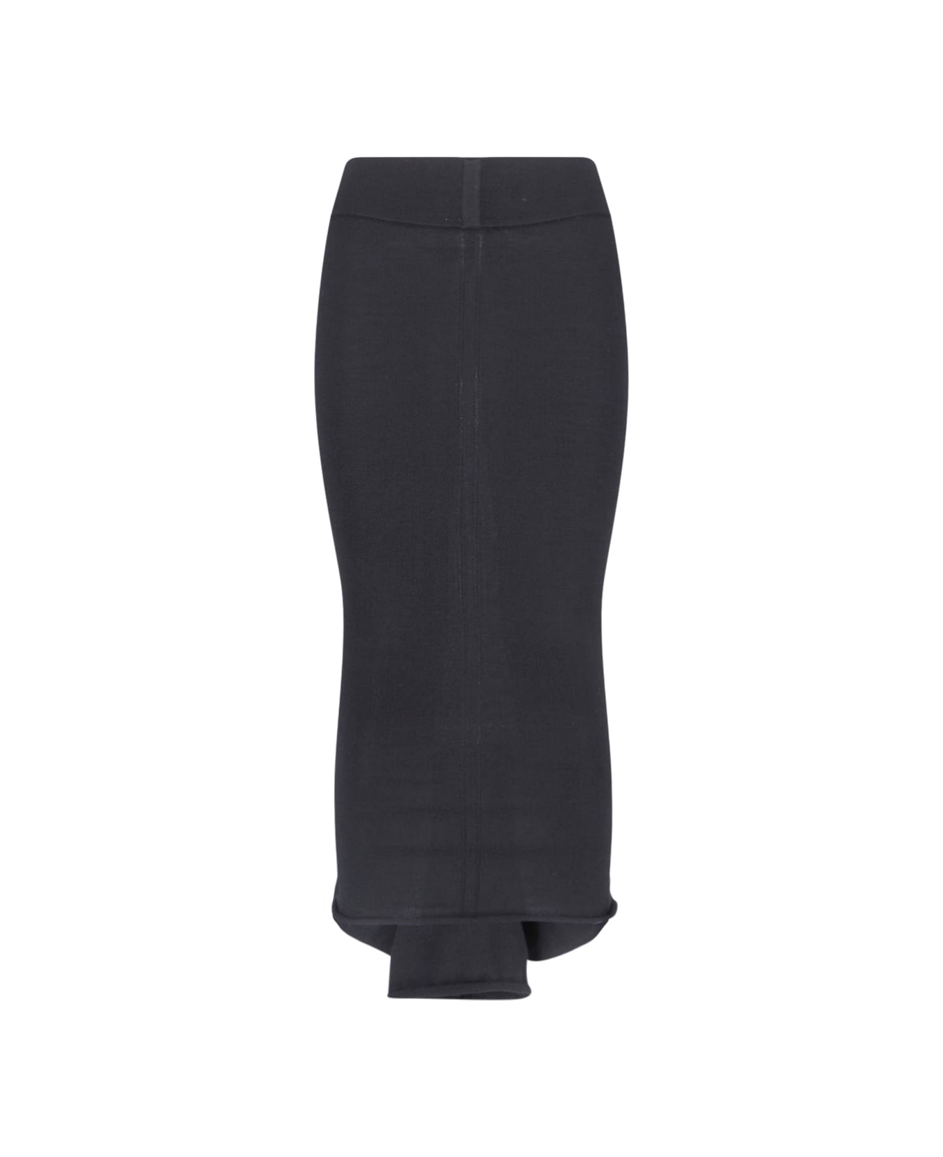 Rick Owens 'calf Dauphine' Maxi Sheath Skirt - Black  