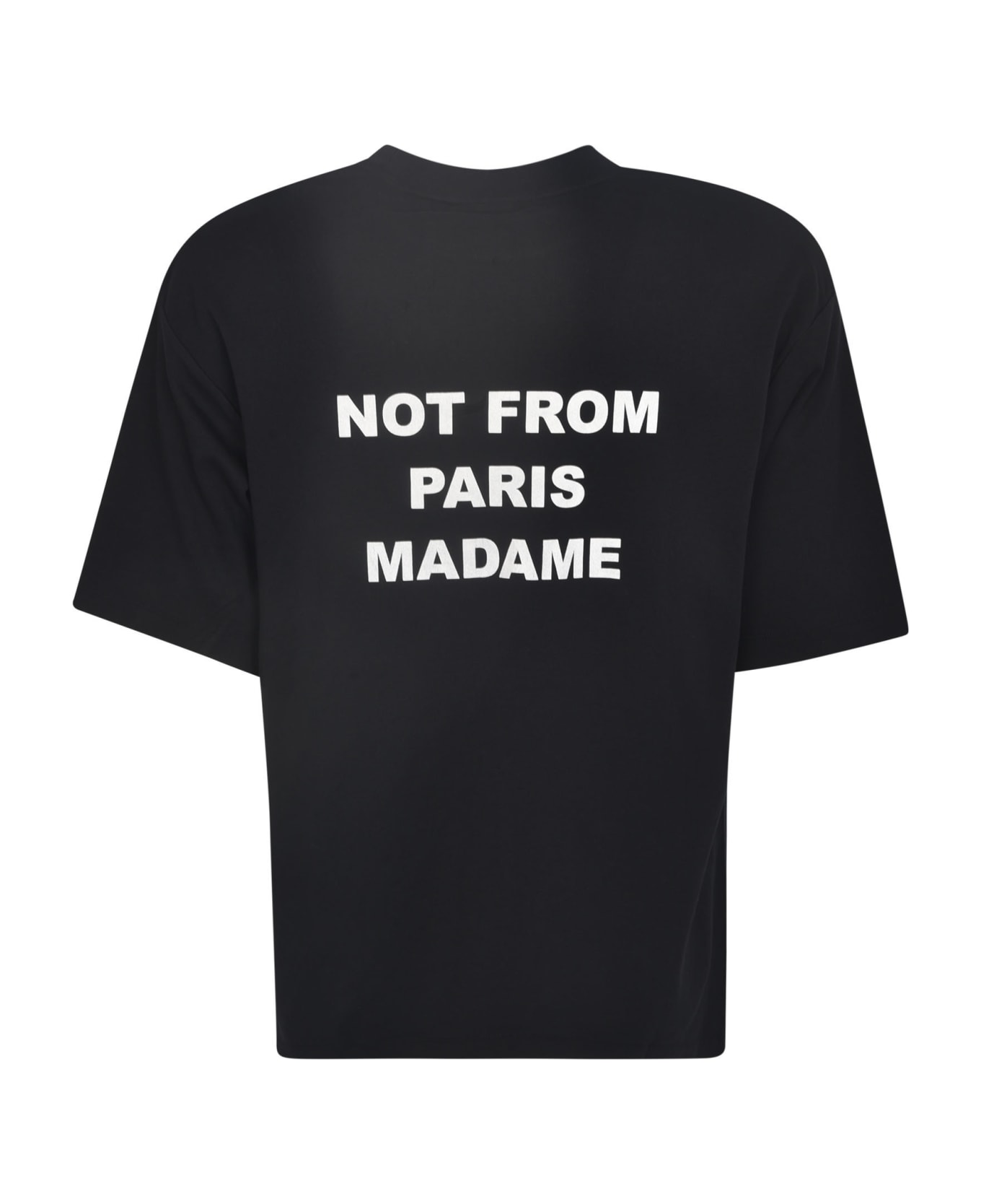 Drôle de Monsieur Not From Paris T-shirt - BLACK