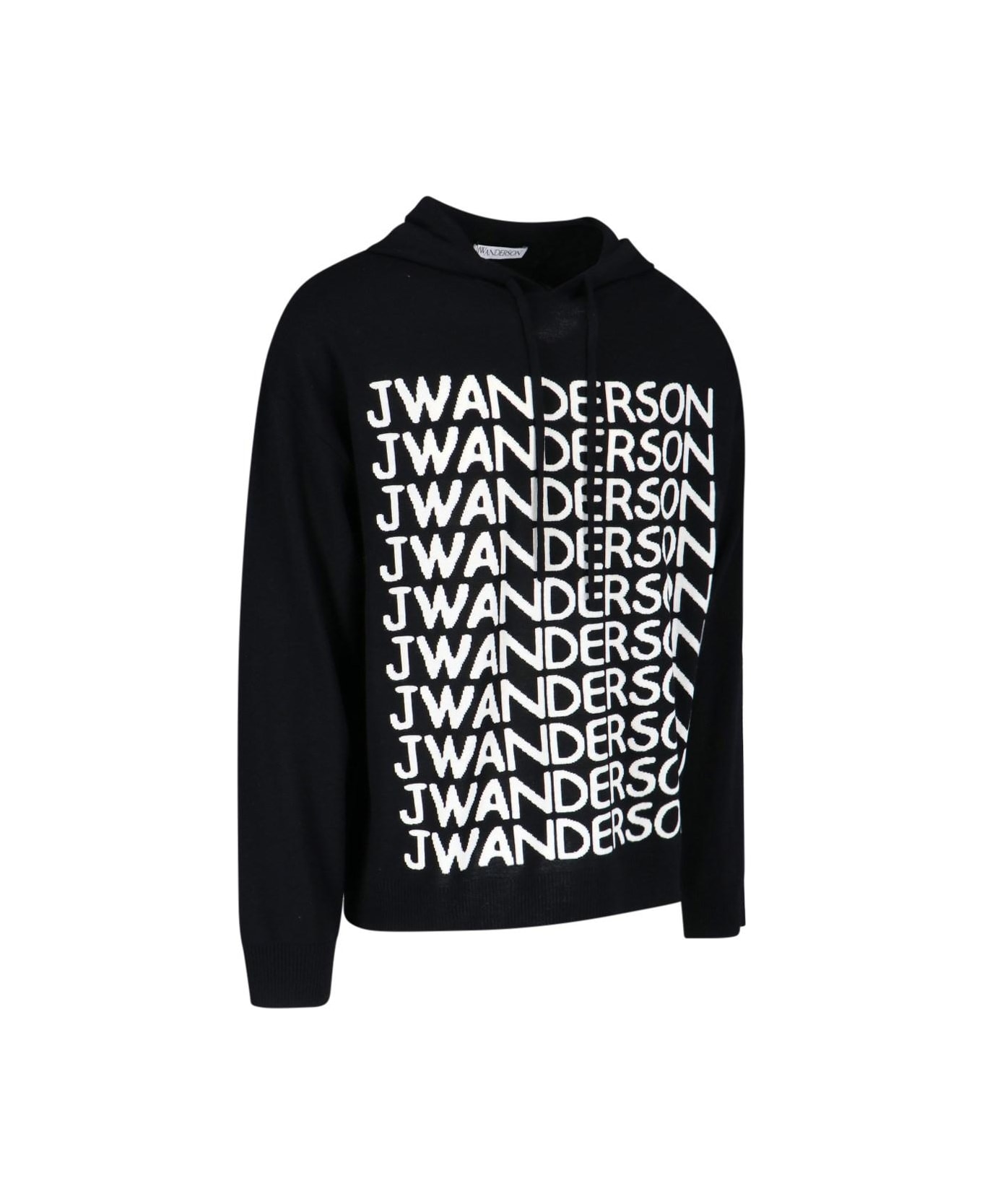 J.W. Anderson Logo Sweatshirt - BLACK/WHITE