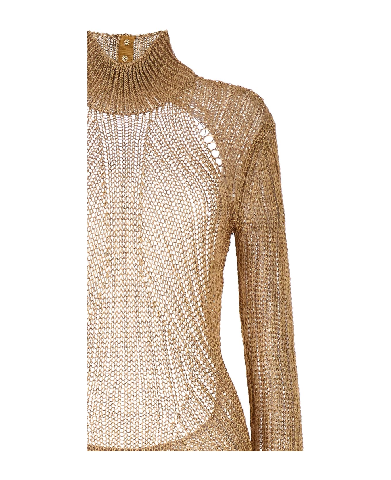 Tom Ford Maxi Cut Out Dress - Gold