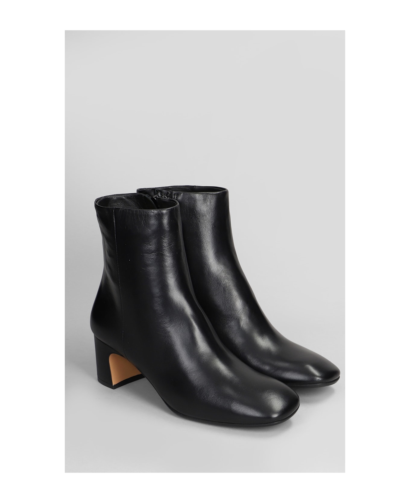 Fabio Rusconi High Heels Ankle Boots In Black Leather - black