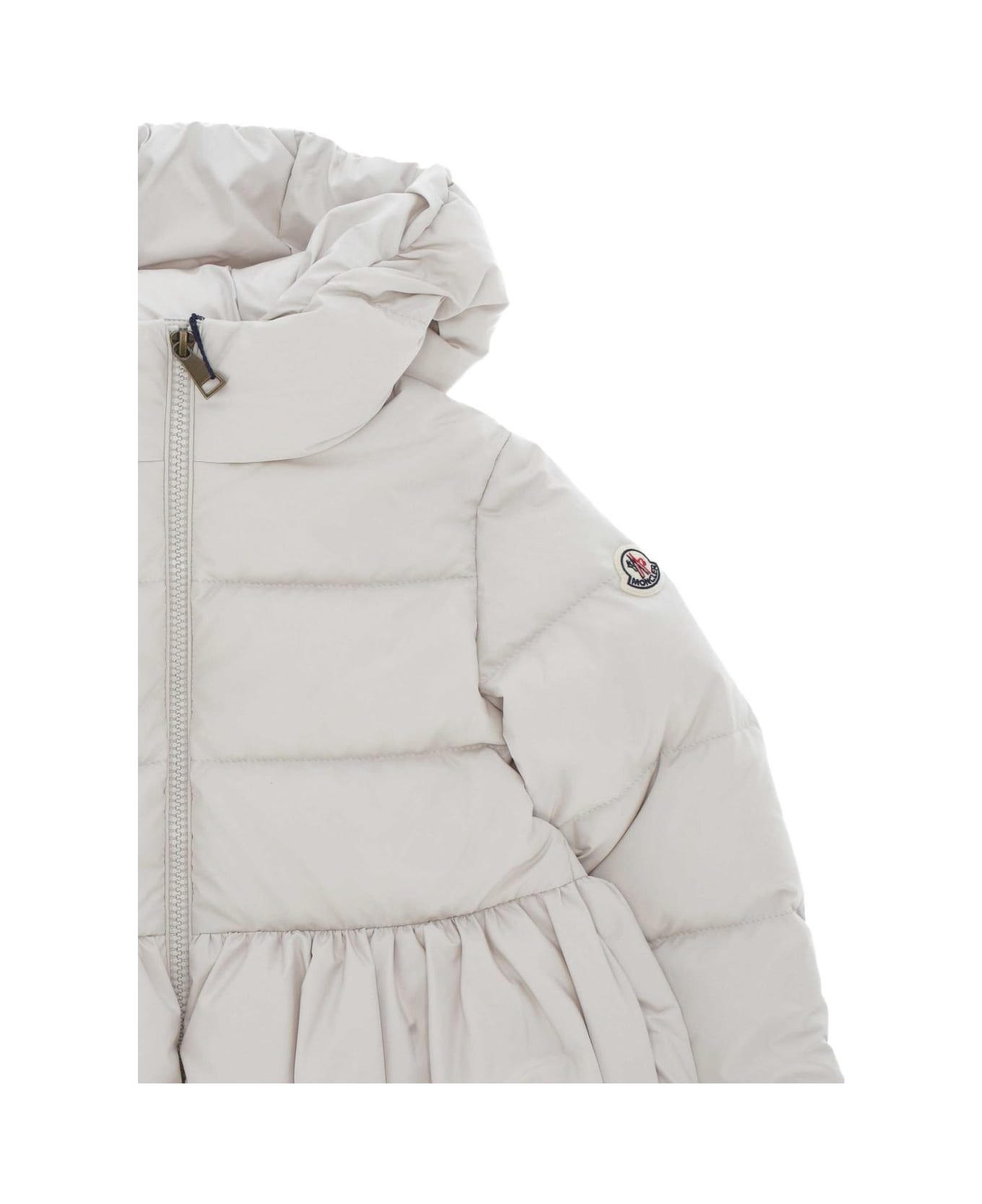 Moncler Enfant Hooded Jacket - Grey