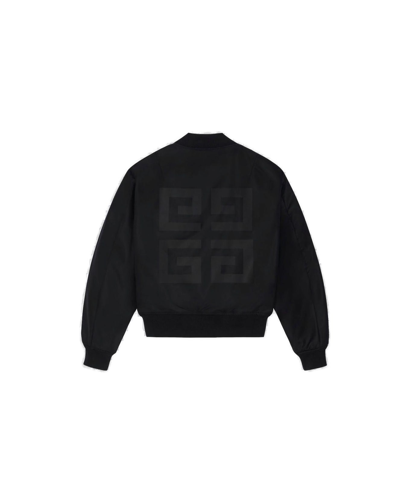 Givenchy Reversible Denim Bomber Jacket - Black Khaki