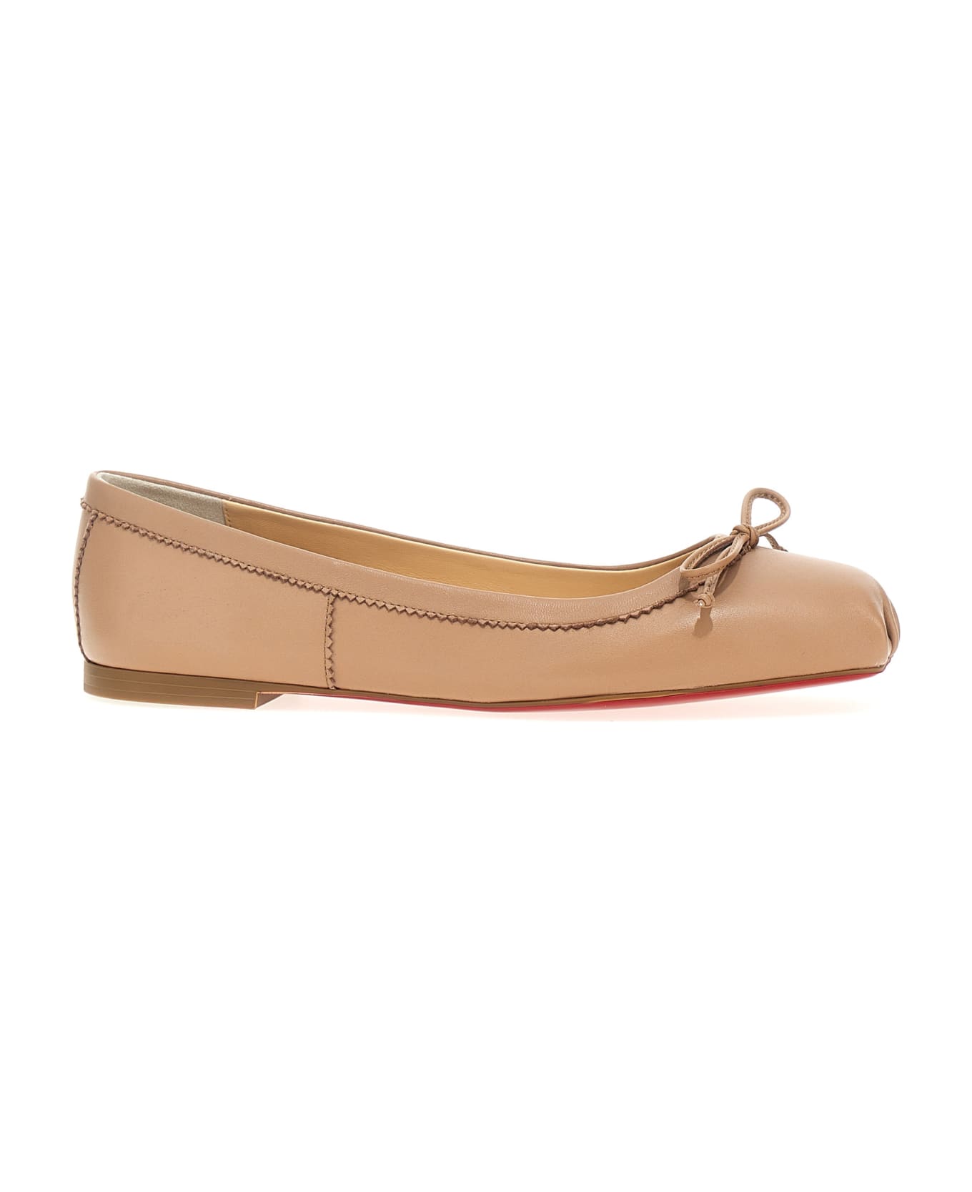 Christian Louboutin 'mamadrague' Ballet Flats - Beige
