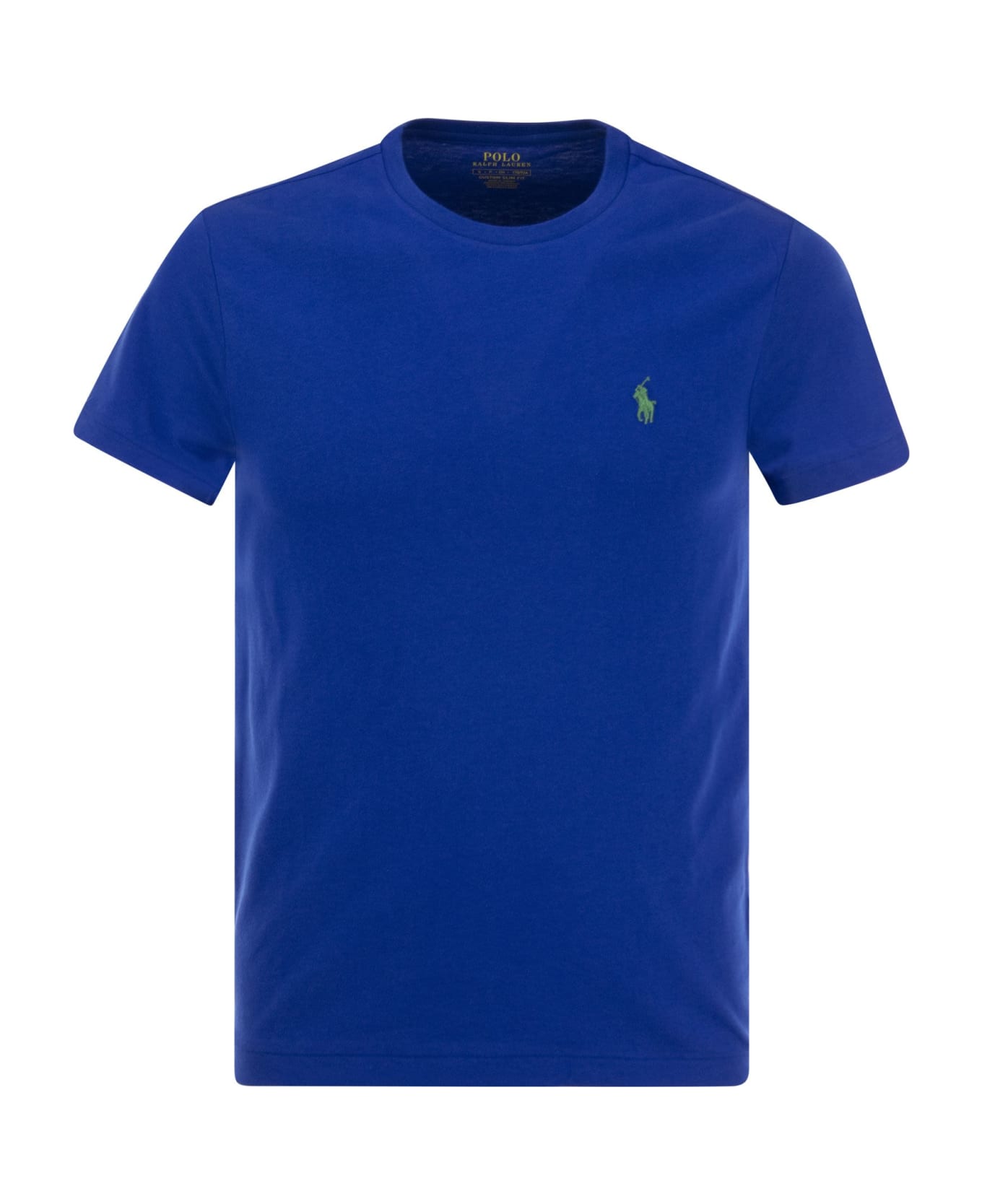 Polo Ralph Lauren Custom Slim-fit Jersey T-shirt - Bluette