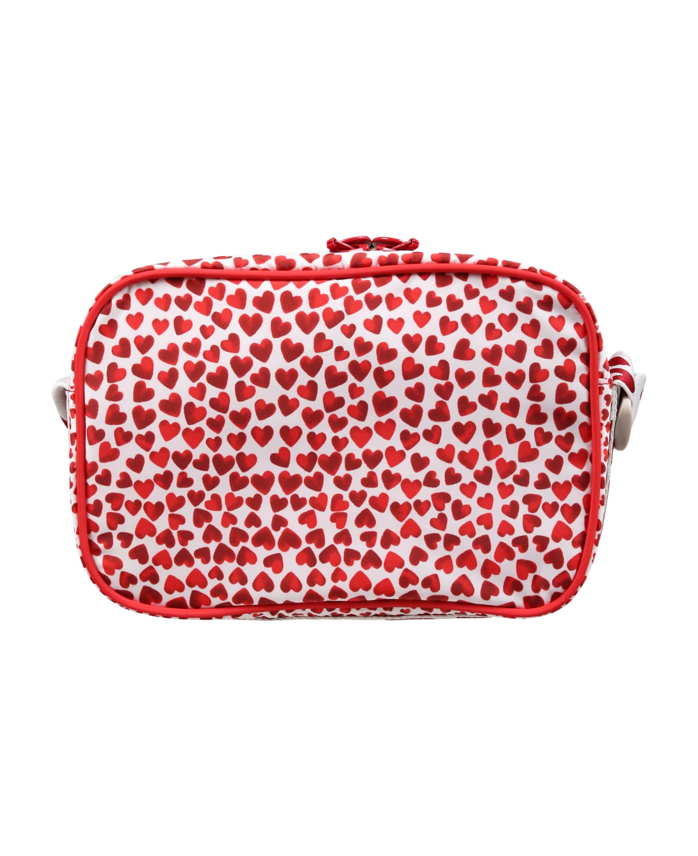 Stella McCartney Kids Casual Red Bag For Girl With Hearts - Red