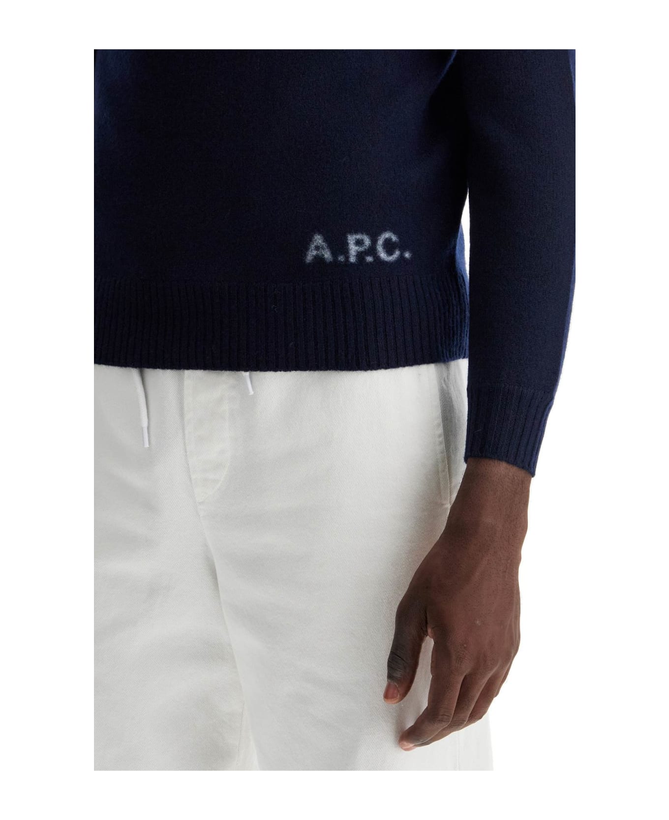 A.P.C. Walter High-neck Pullover - DARK NAVY (Blue)