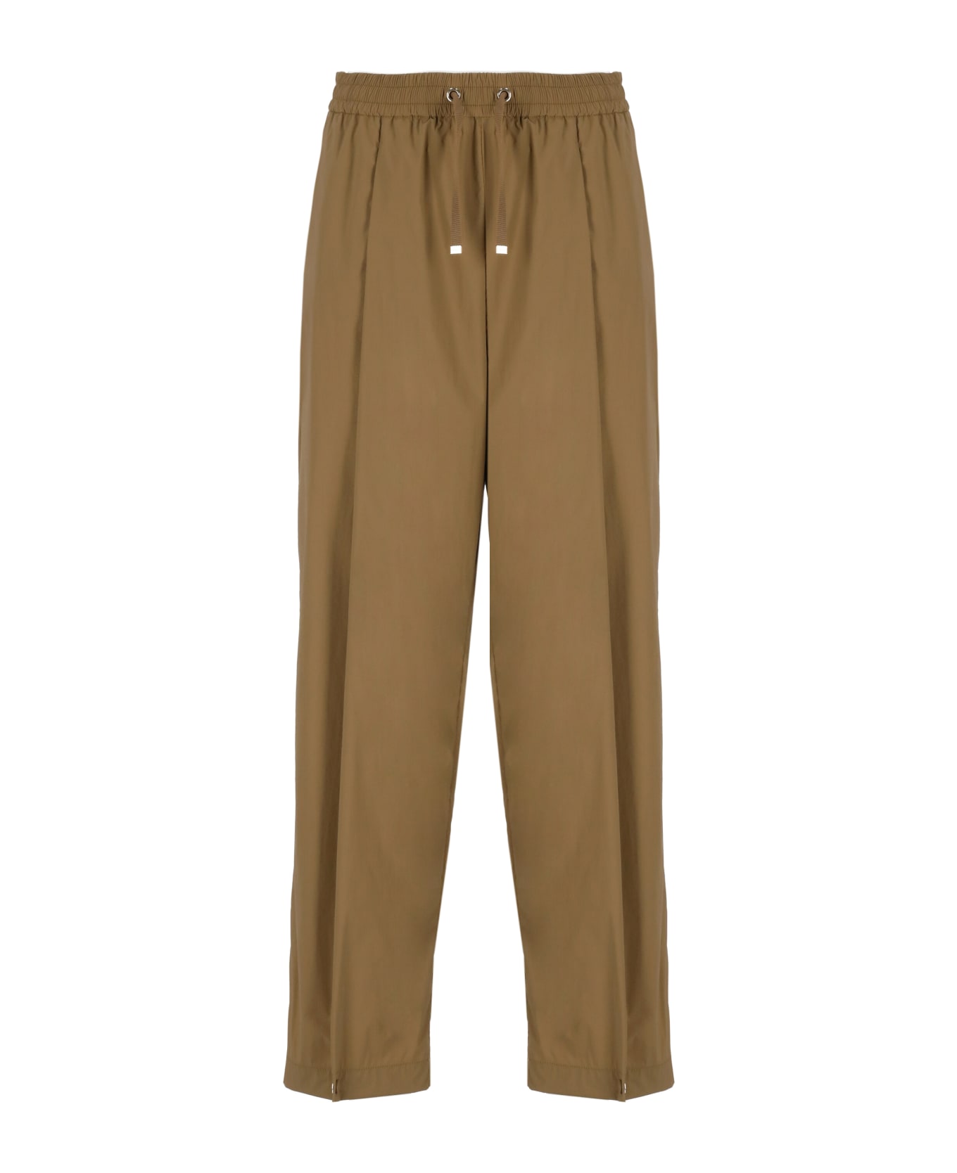 Herno Light Nylon Stretch Trousers - Brown