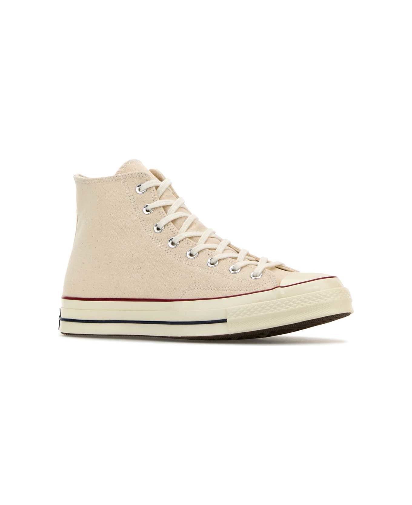 Converse Sand Canvas Chuck Taylor Hi Sneakers - 060