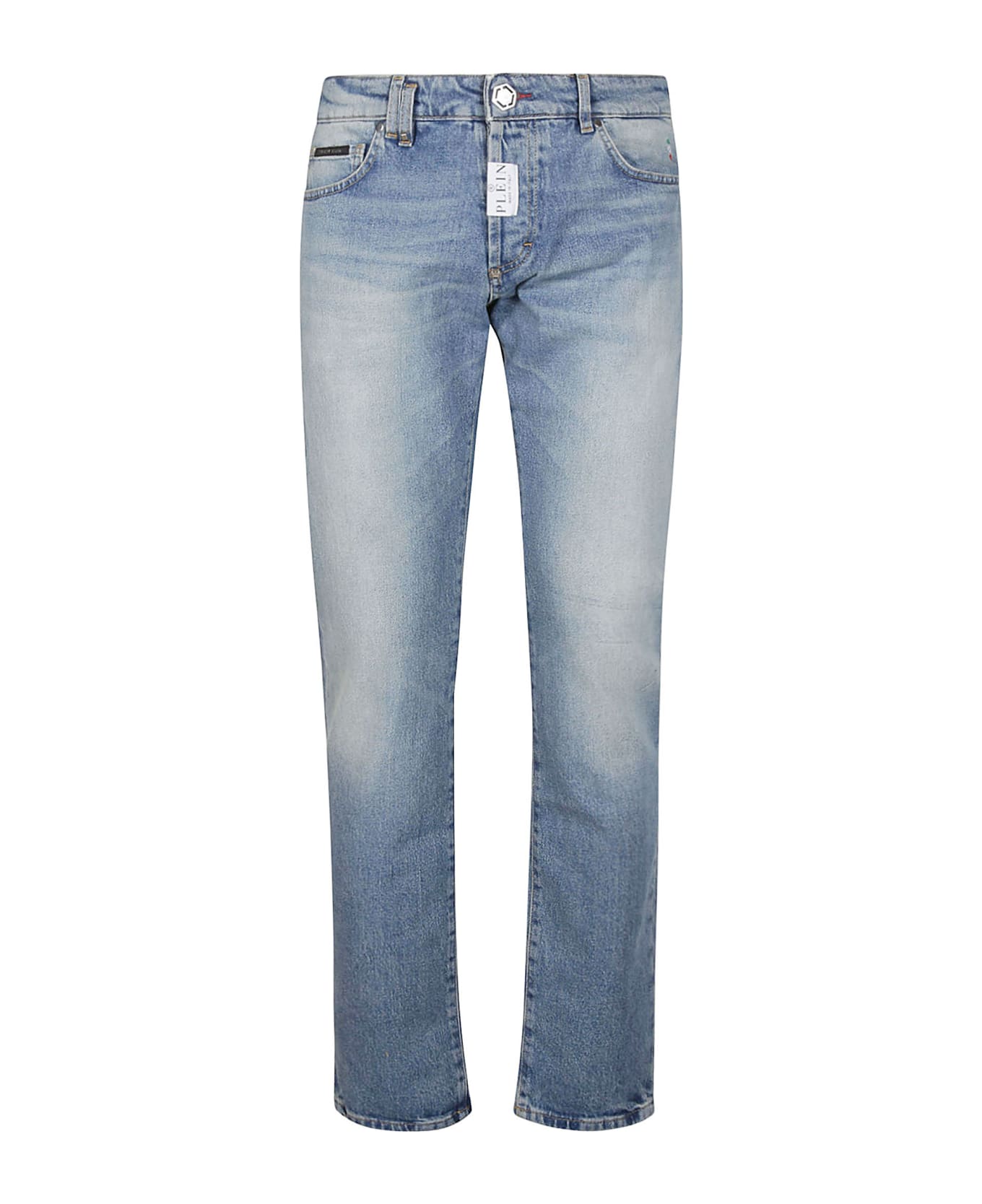 Philipp Plein Super Straight Jeans - A Azure Blue デニム