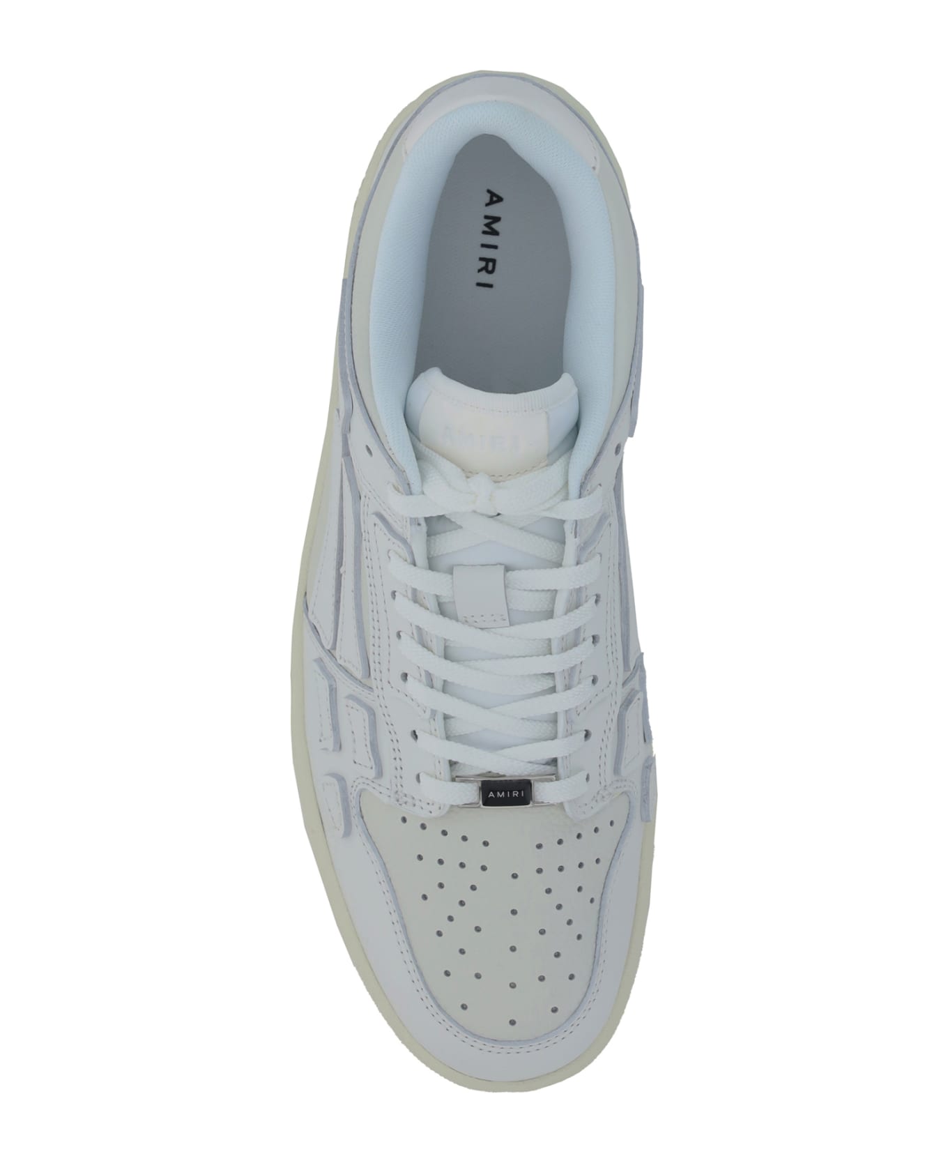 AMIRI Skel Low Top Sneakers - White/white Vintage