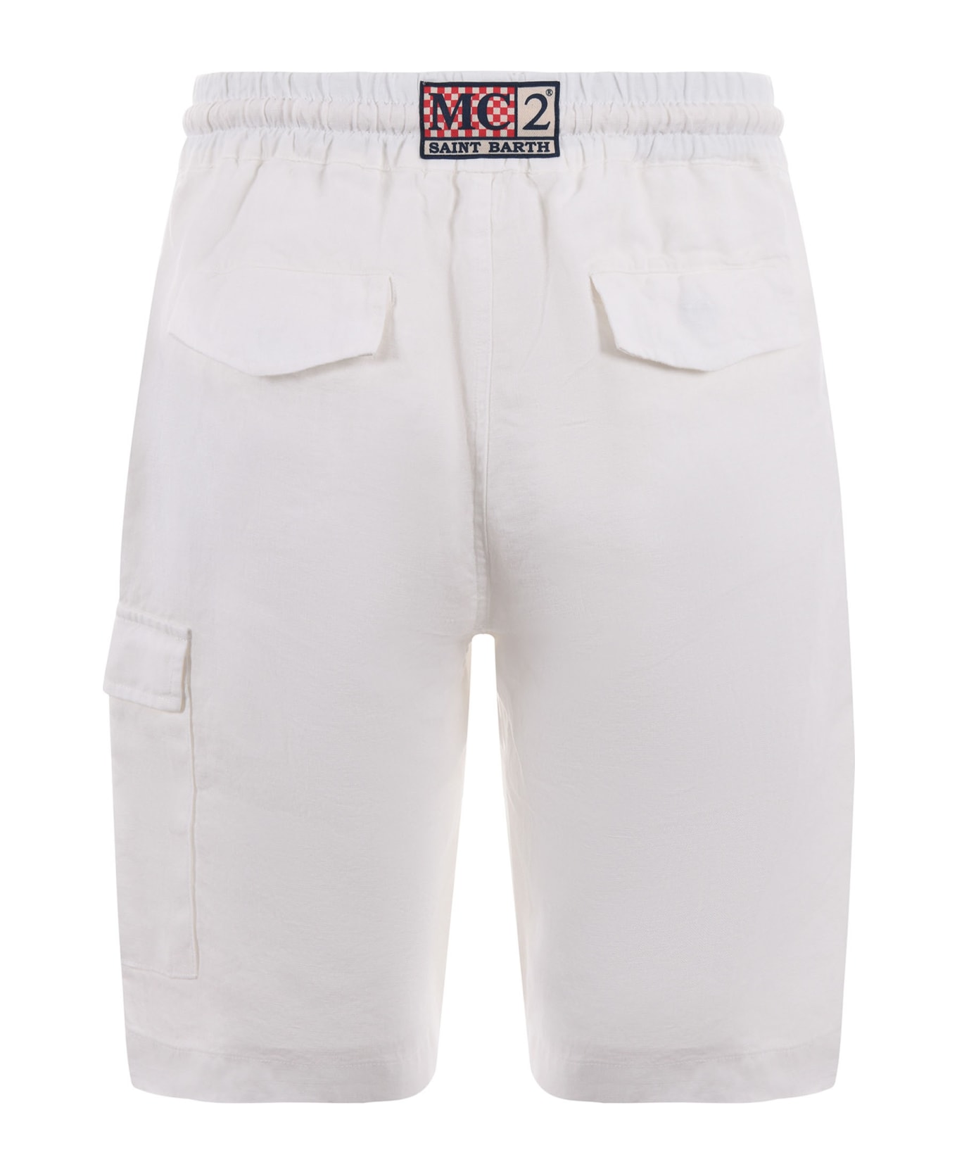 MC2 Saint Barth Linen Shorts - Bianco ショートパンツ