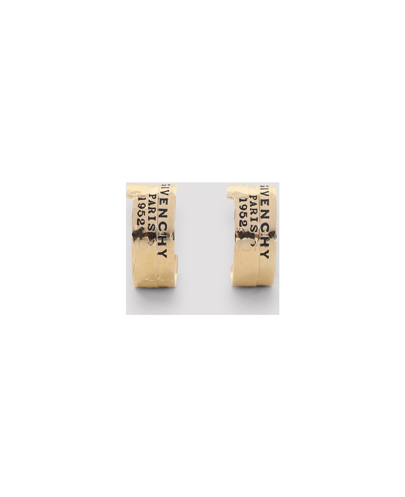 Givenchy Tape Hoops Earrings - Antic Golden