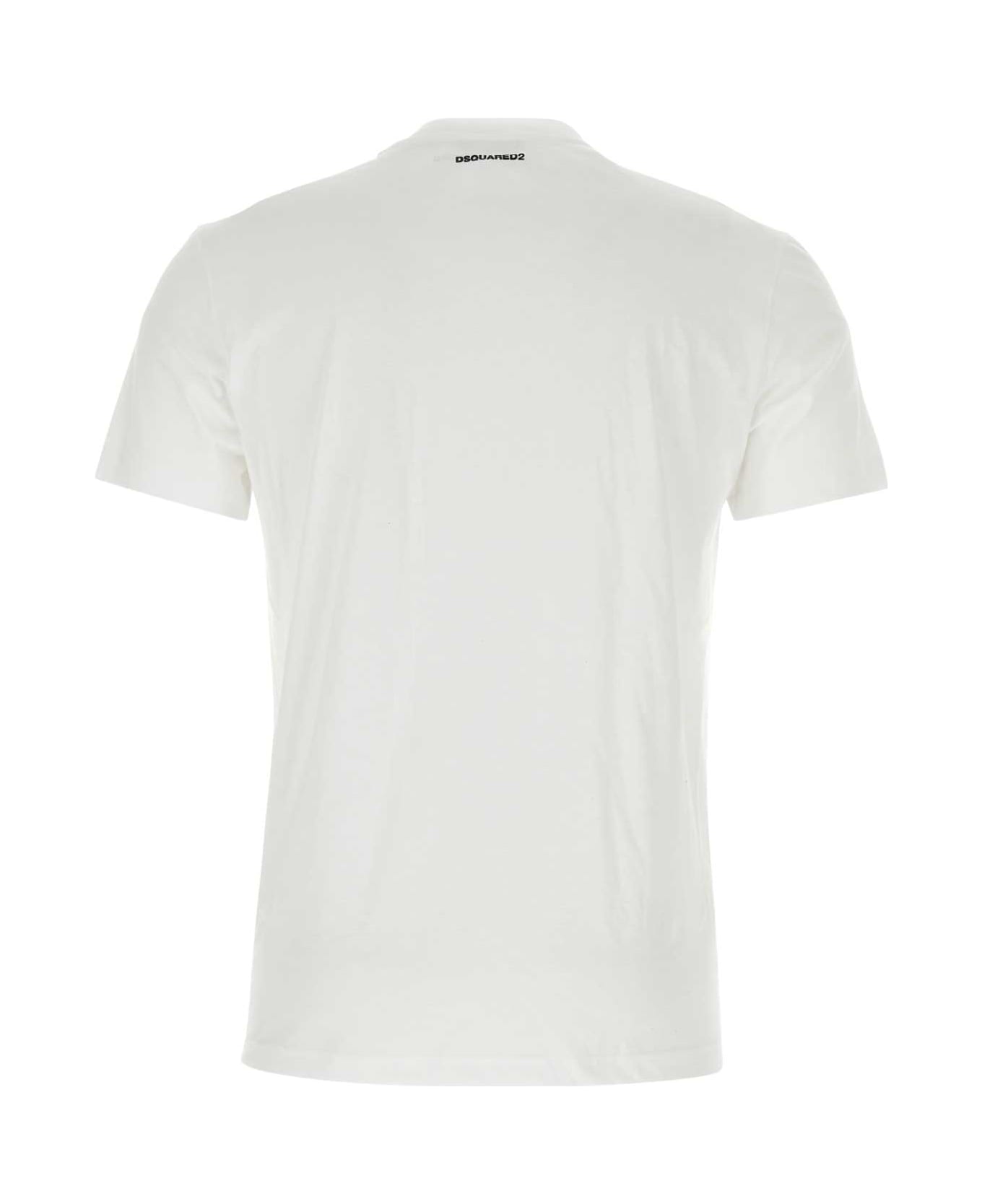 Dsquared2 White Cotton T-shirt Set - White