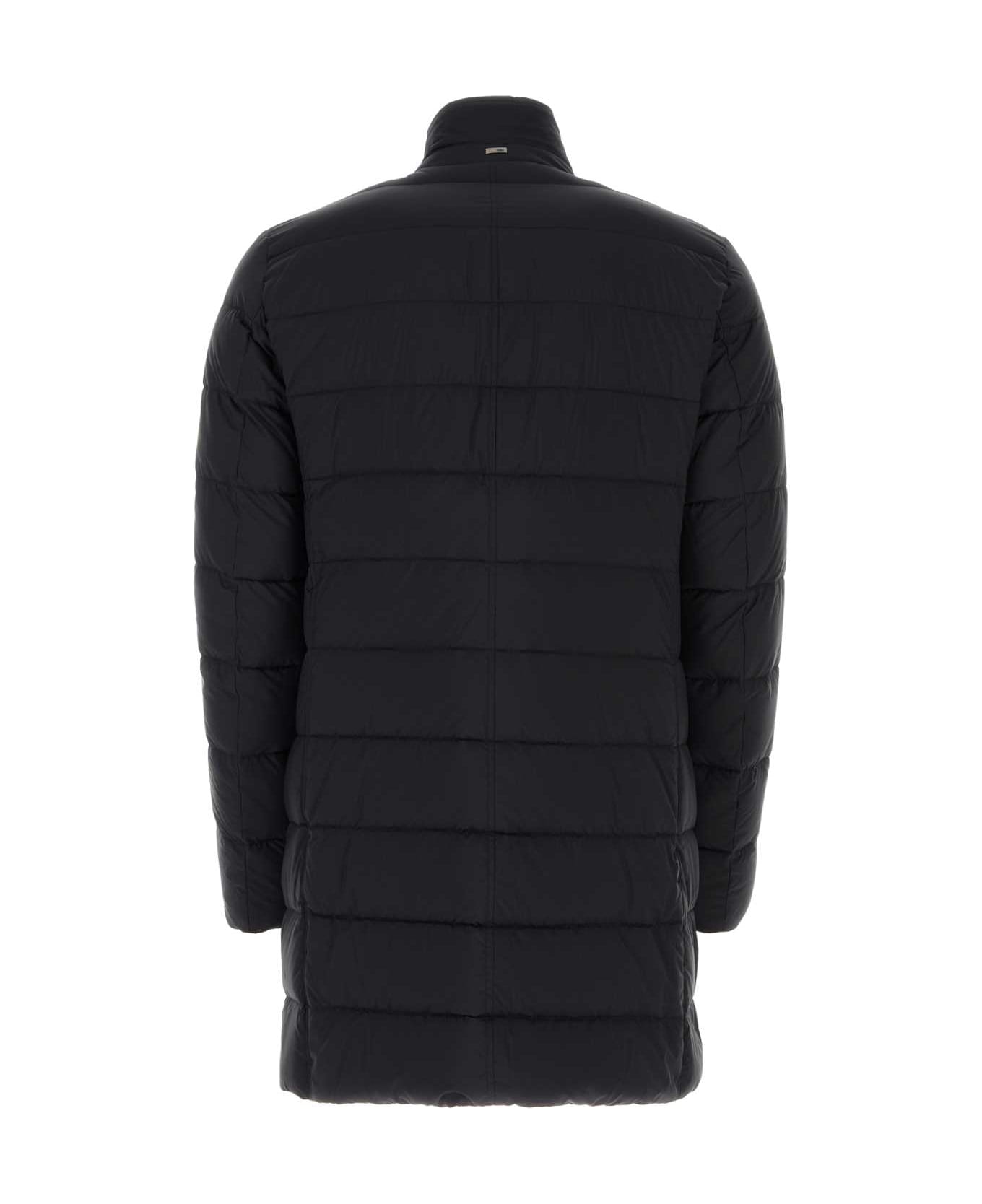 Herno Black Nylon Padded Jacket - NERO