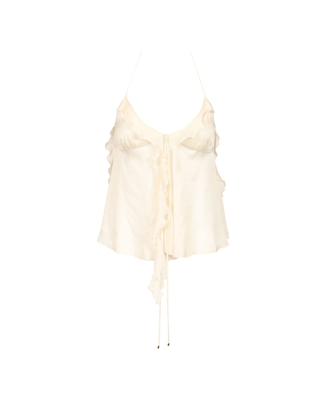Chloé Voile Tank Top - White