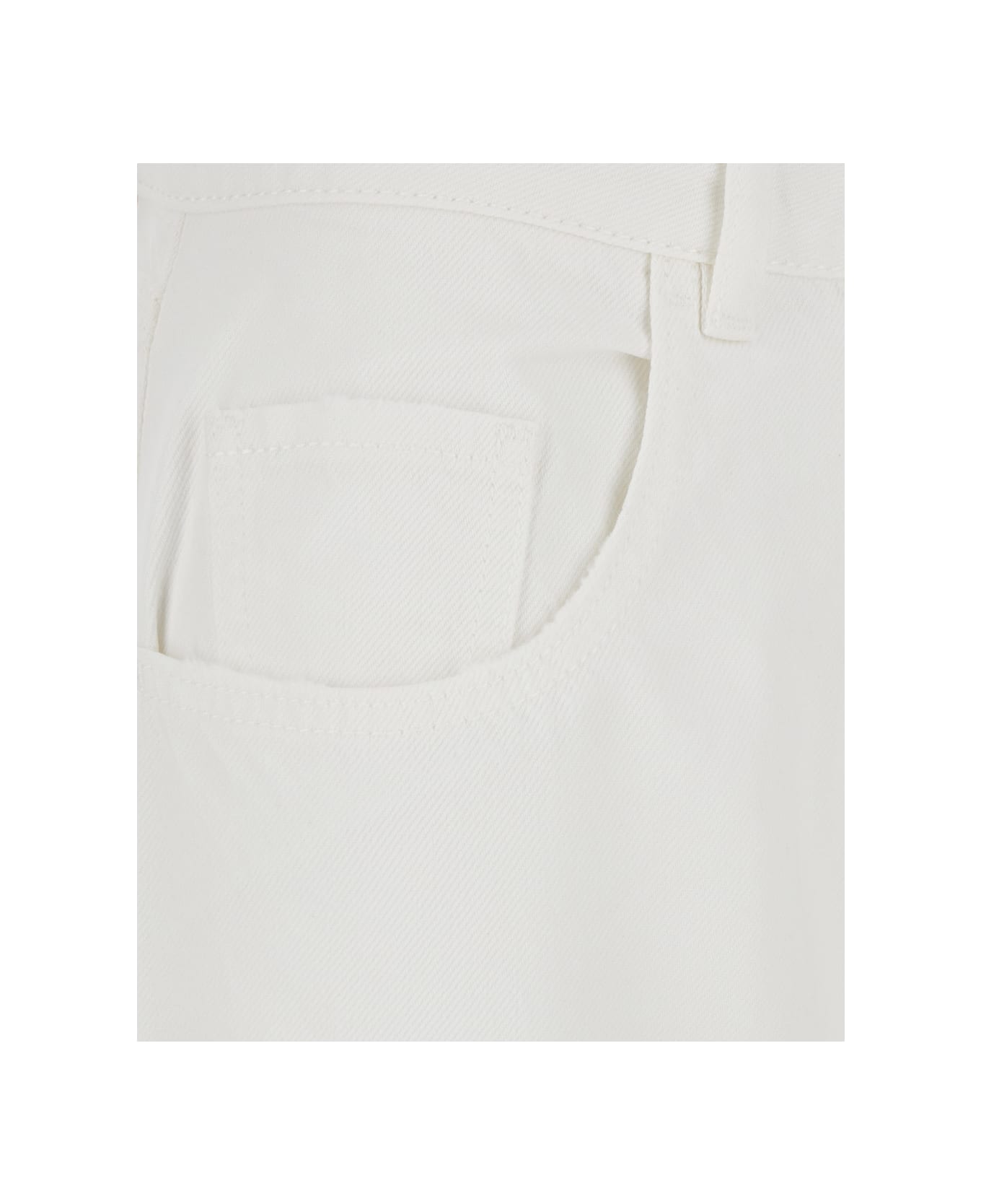 Icon Denim Woman Jeans - White