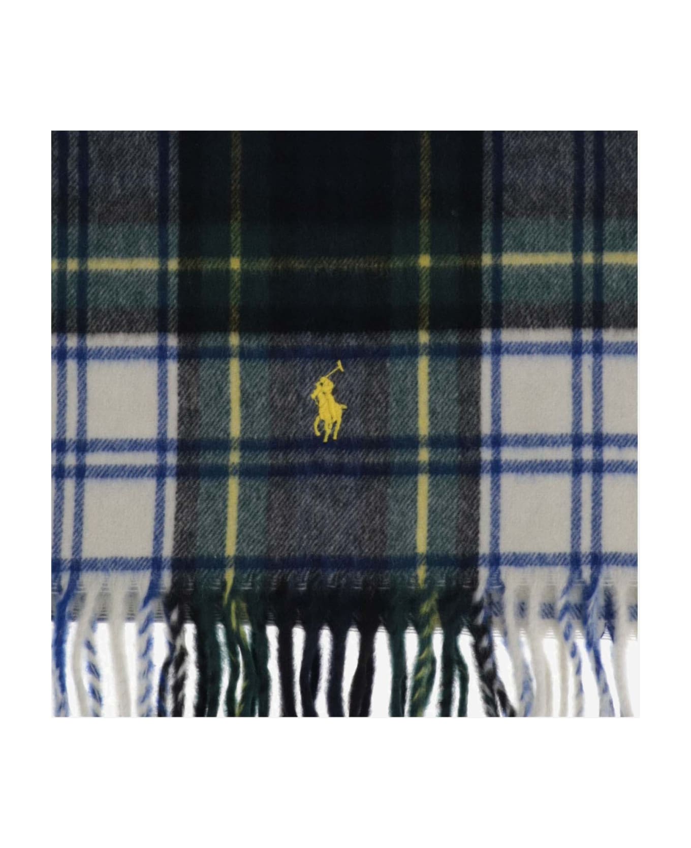 Polo Ralph Lauren Cashmere Scarf With Logo - Red スカーフ