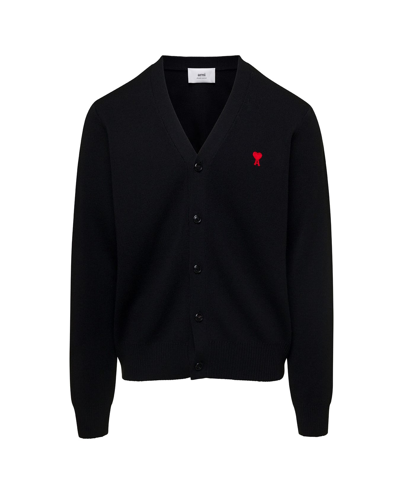 Ami Alexandre Mattiussi Adc Cardigan - Black