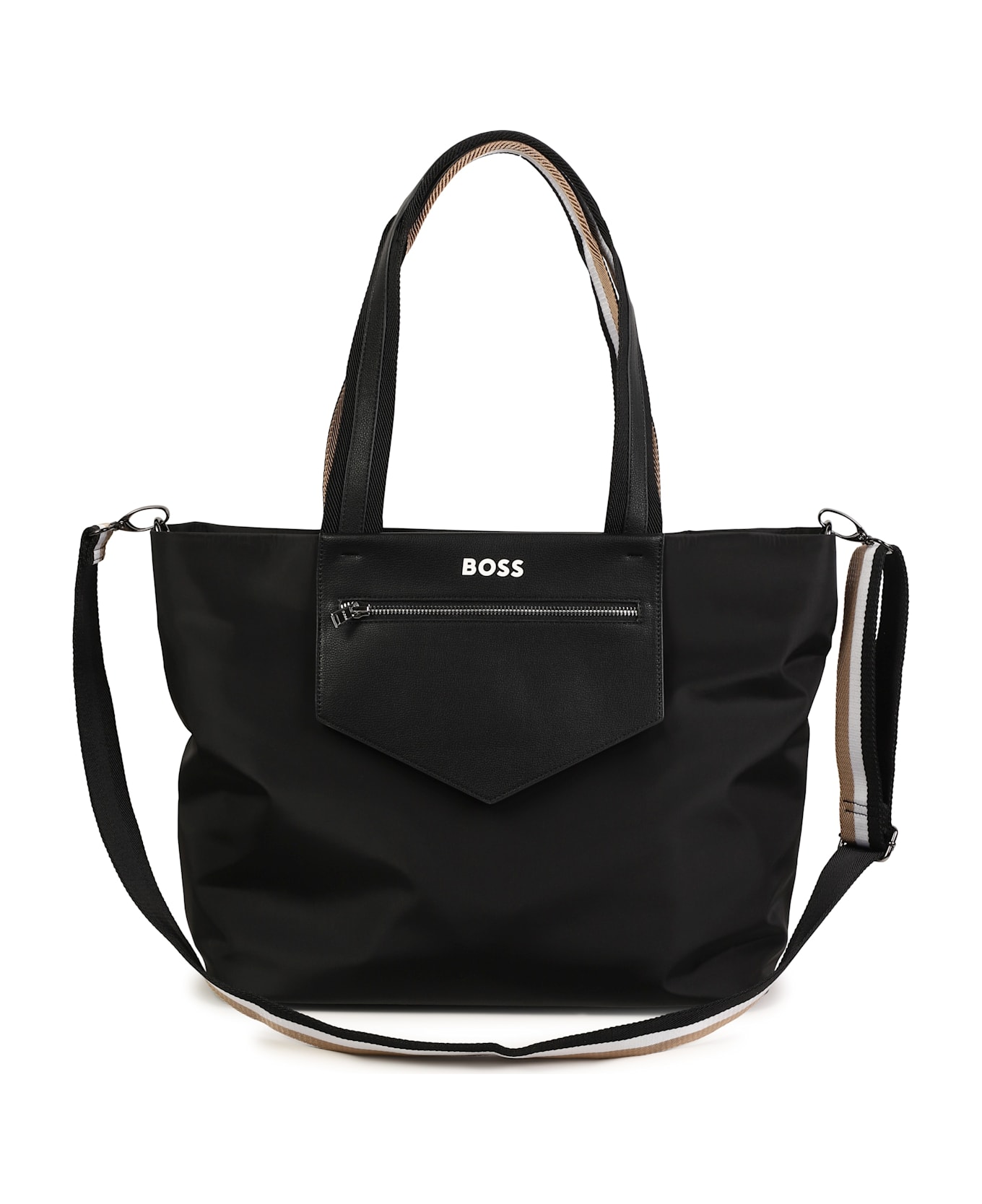 Hugo Boss Borsa Fasciatoio Con Logo - Black