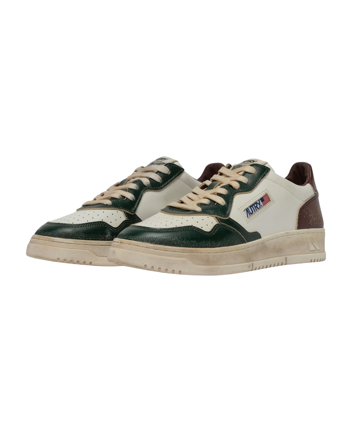 Autry Supvint Lowleat Leat Wht Pine Rum - Wht Pine Rum