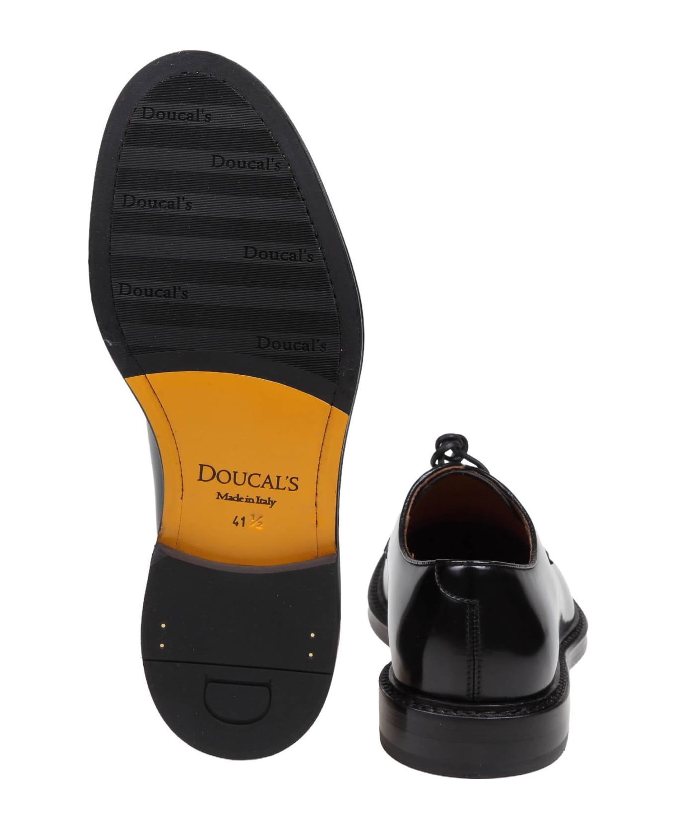 Doucal
s Derby Lace-up Shoes - Black