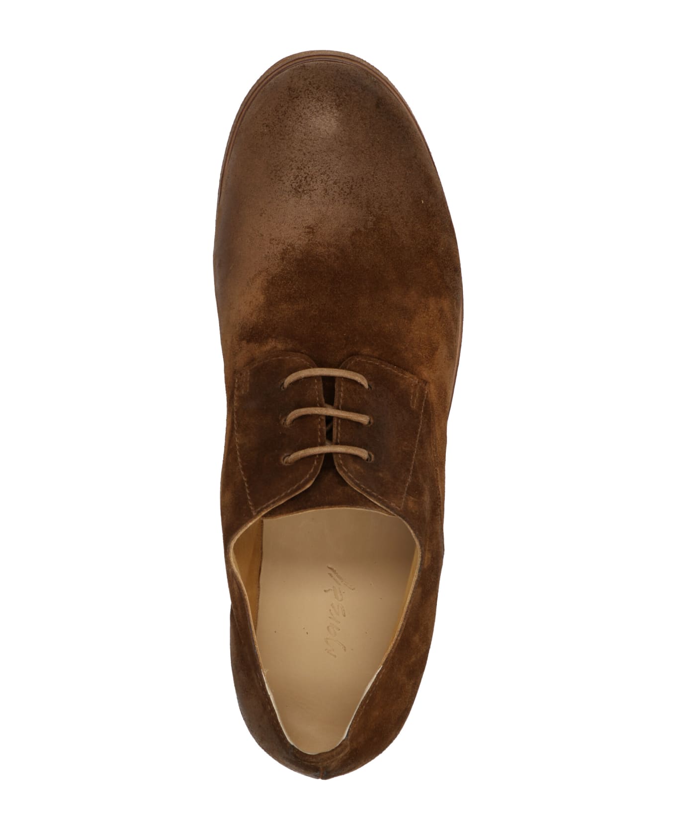 Marsell 'zucca Media Derby Shoes - Brown フラットシューズ